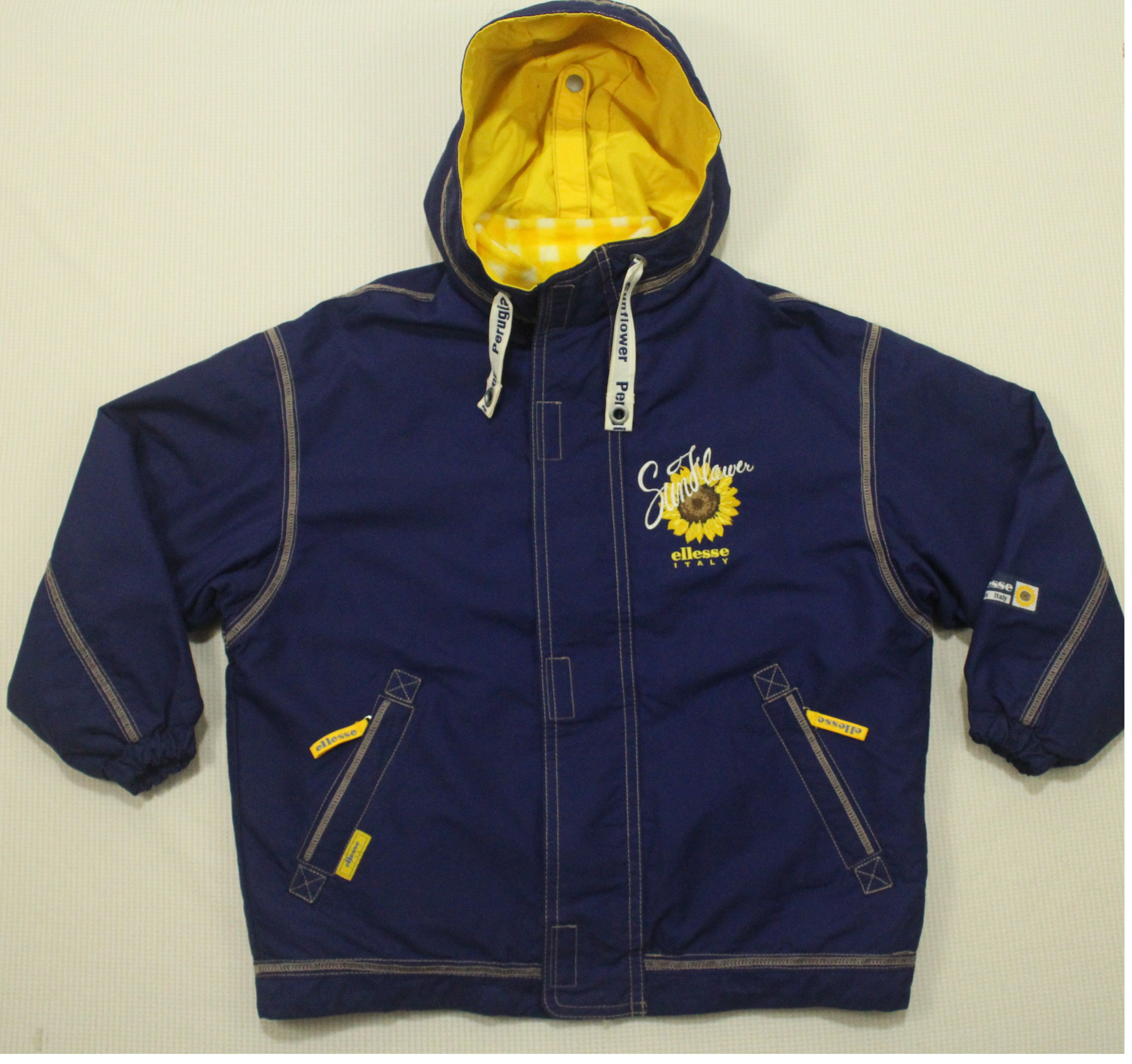 Ellesse × Japanese Brand × Vintage ELLESSE Jacket Ski Embroidery SunFlower Removable Lining Size US L / EU 52-54 / 3 - 3 Thumbnail