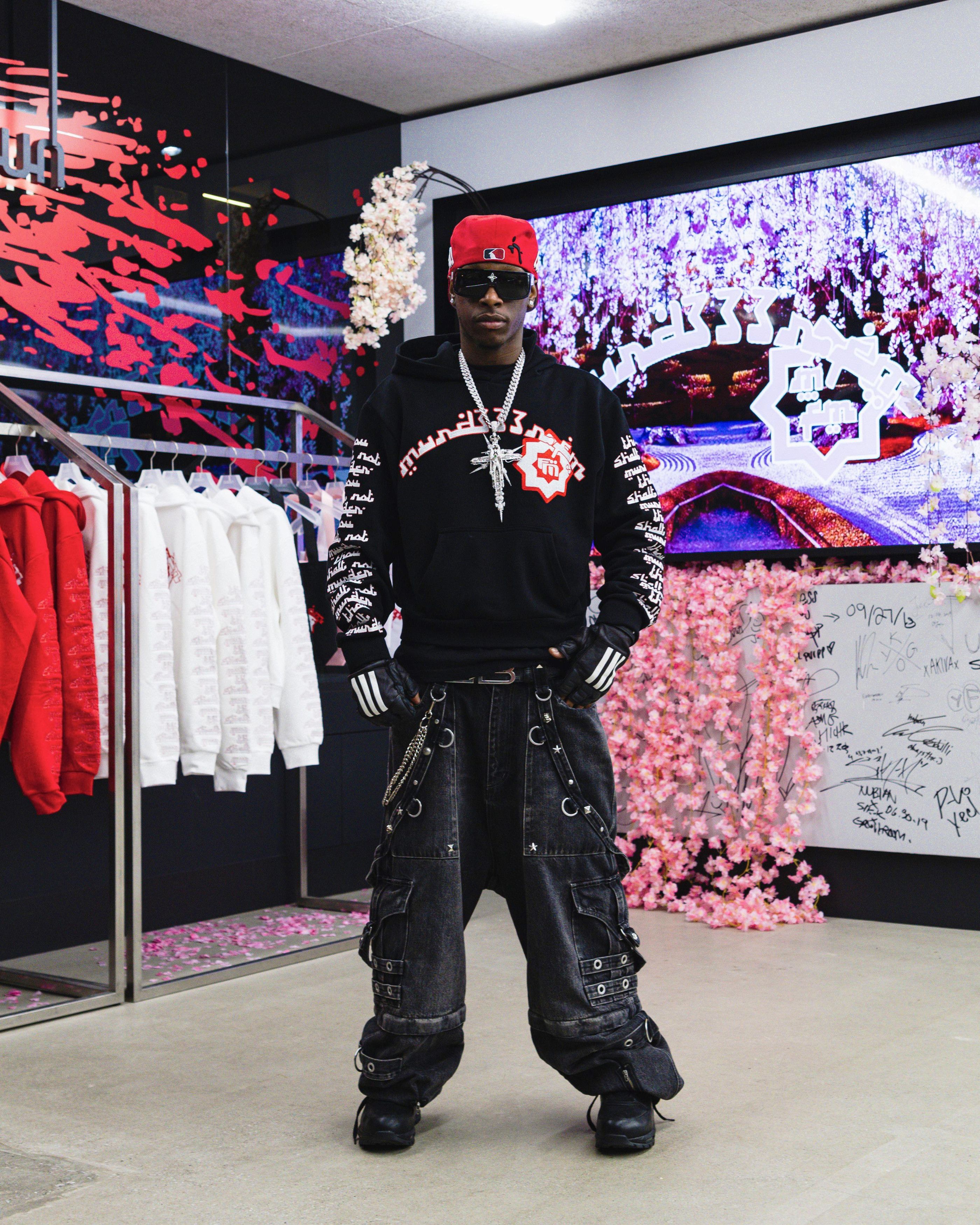 Designer murd333r.fm Tokyo Pop-Up Chainstitch Hoodie Size US L / EU 52-54 / 3 - 8 Thumbnail