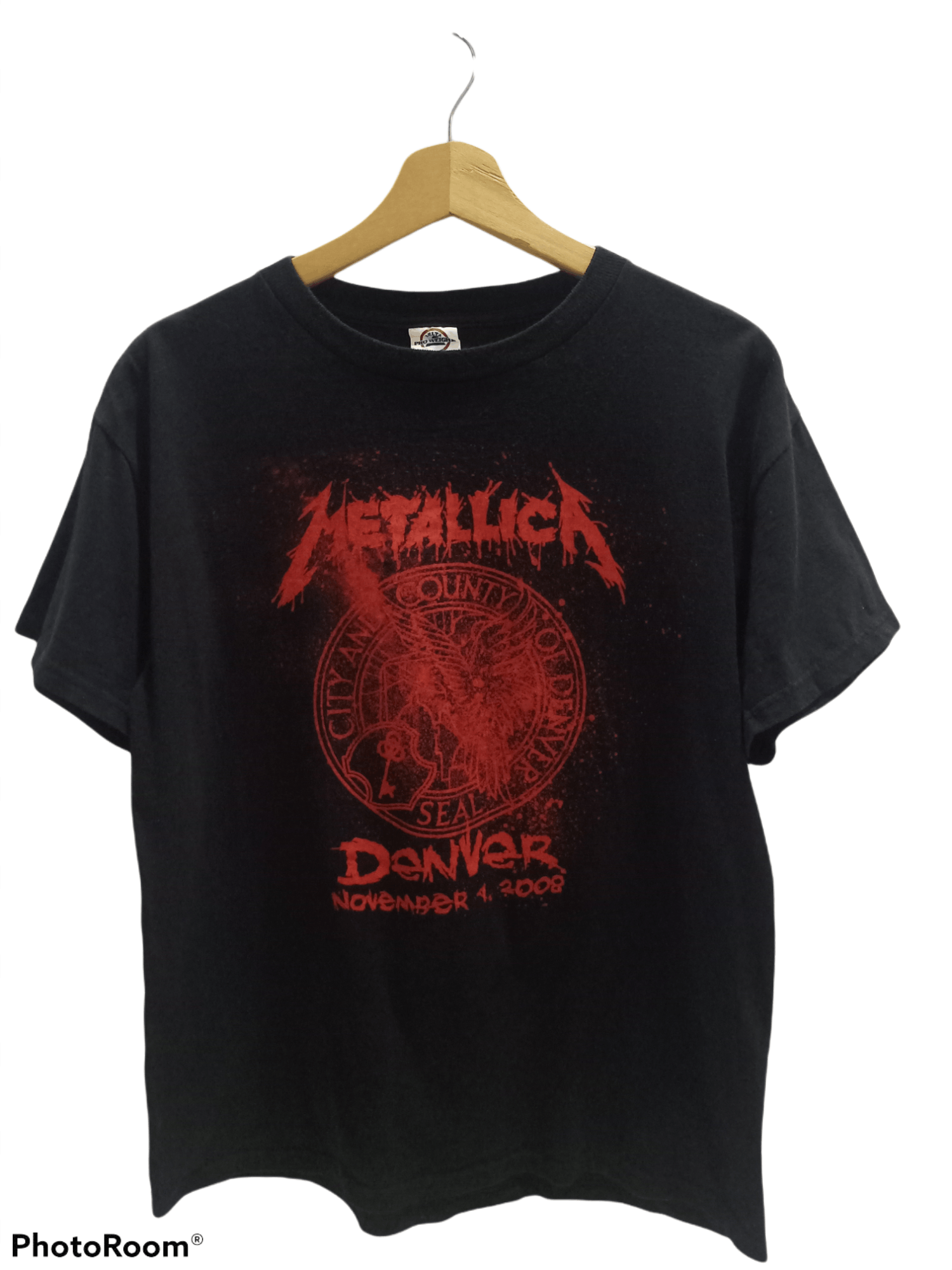 Band Tees × Metallica Metallica Band Denver 2008 Tour Size US M / EU 48-50 / 2 - 1 Thumbnail