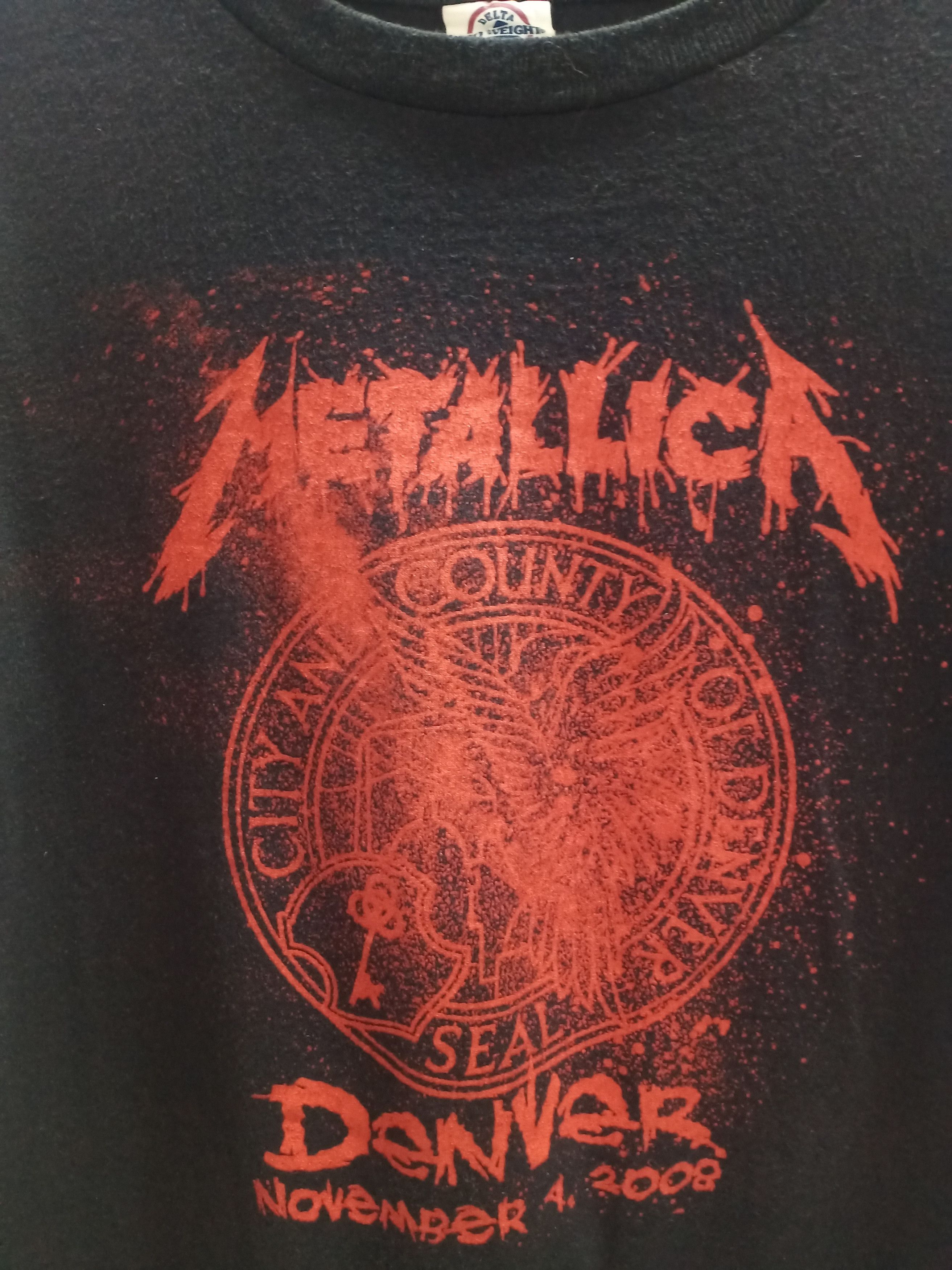Band Tees × Metallica Metallica Band Denver 2008 Tour Size US M / EU 48-50 / 2 - 4 Thumbnail
