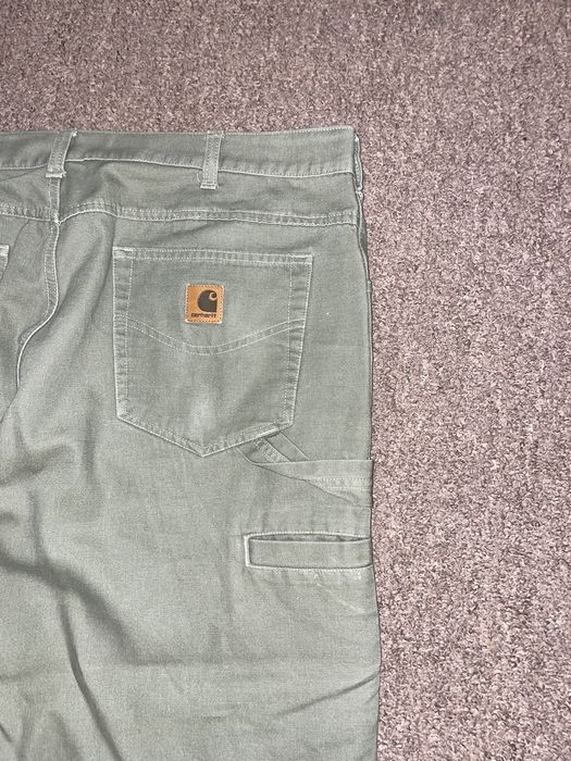 Vintage Vintage Carhartt Carpenters Moss green | Grailed