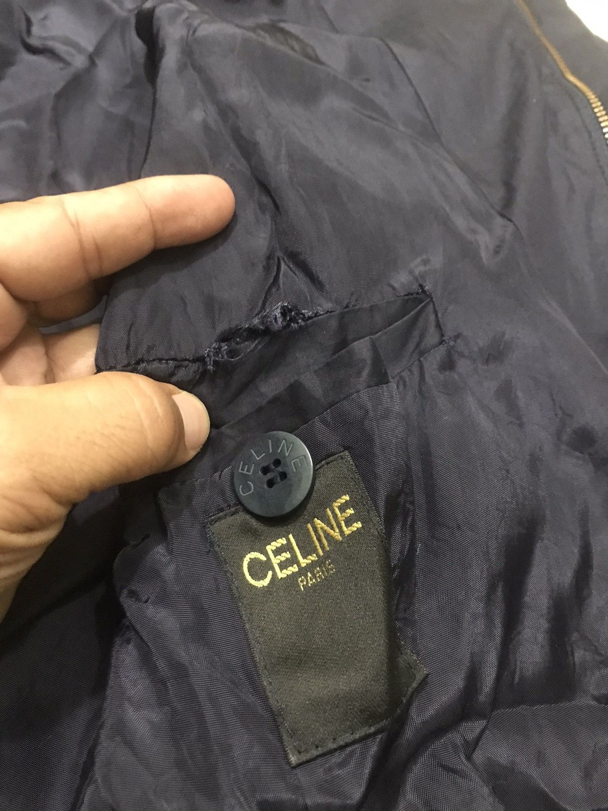 Celine Celine Vintage Wide Ballon Jacket Size US L / EU 52-54 / 3 - 18 Thumbnail