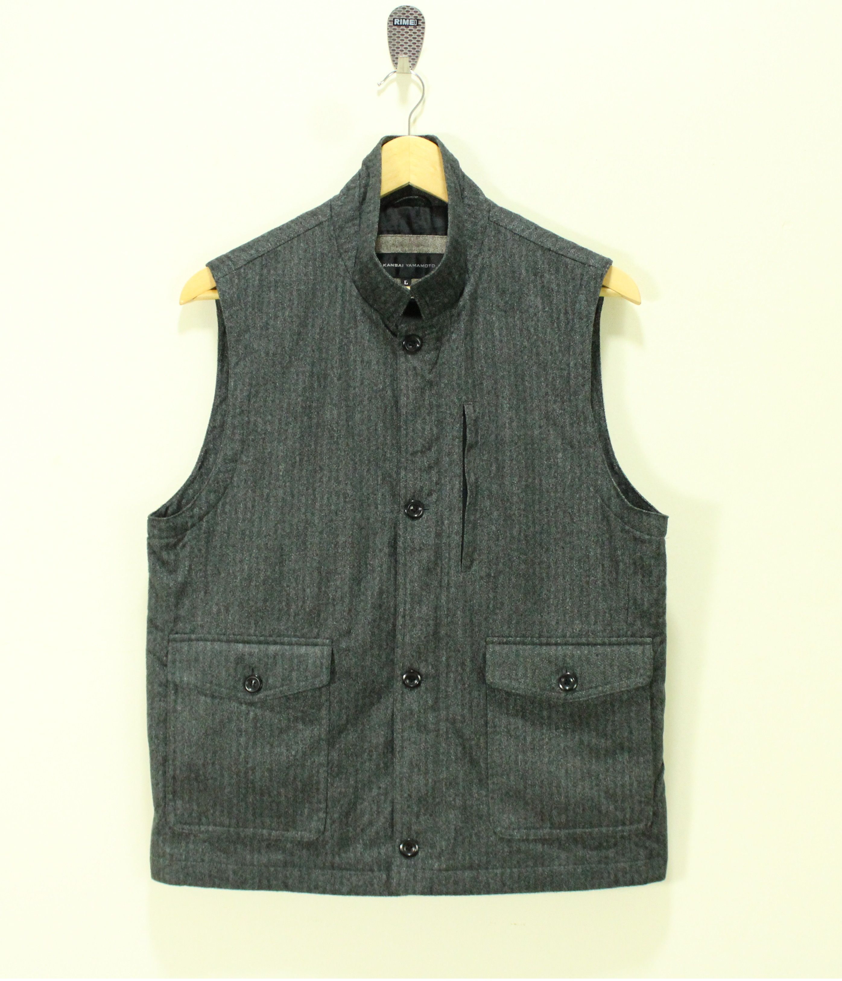 Kansai Yamamoto × Vintage KANSAI YAMAMOTO Vest Striped Vintage Size L Japan Size US M / EU 48-50 / 2 - 1 Thumbnail