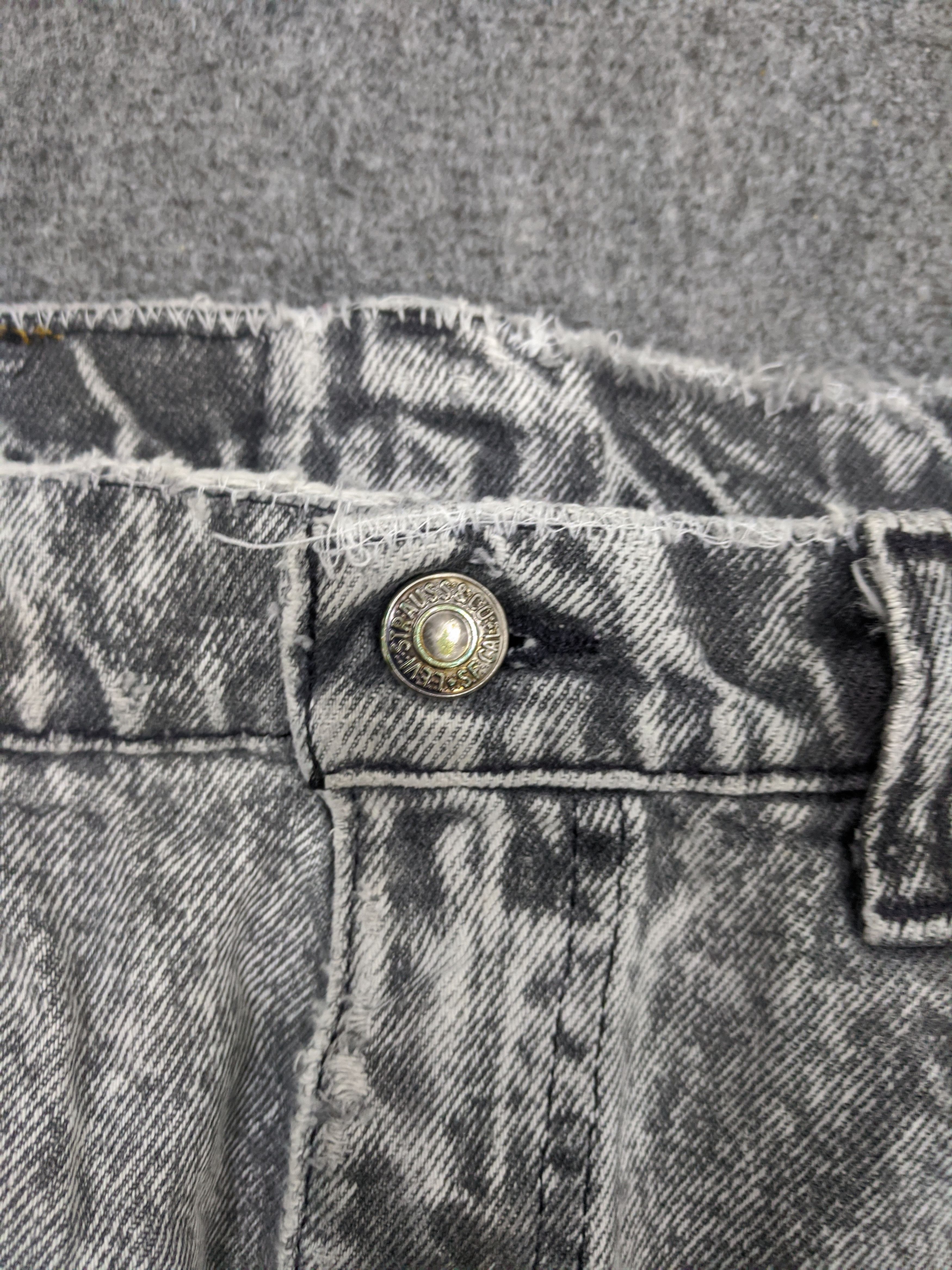 Levi's Vintage Levis Acidwash Black Tab Jeans DP0917 Size US 30 / EU 46 - 10 Thumbnail
