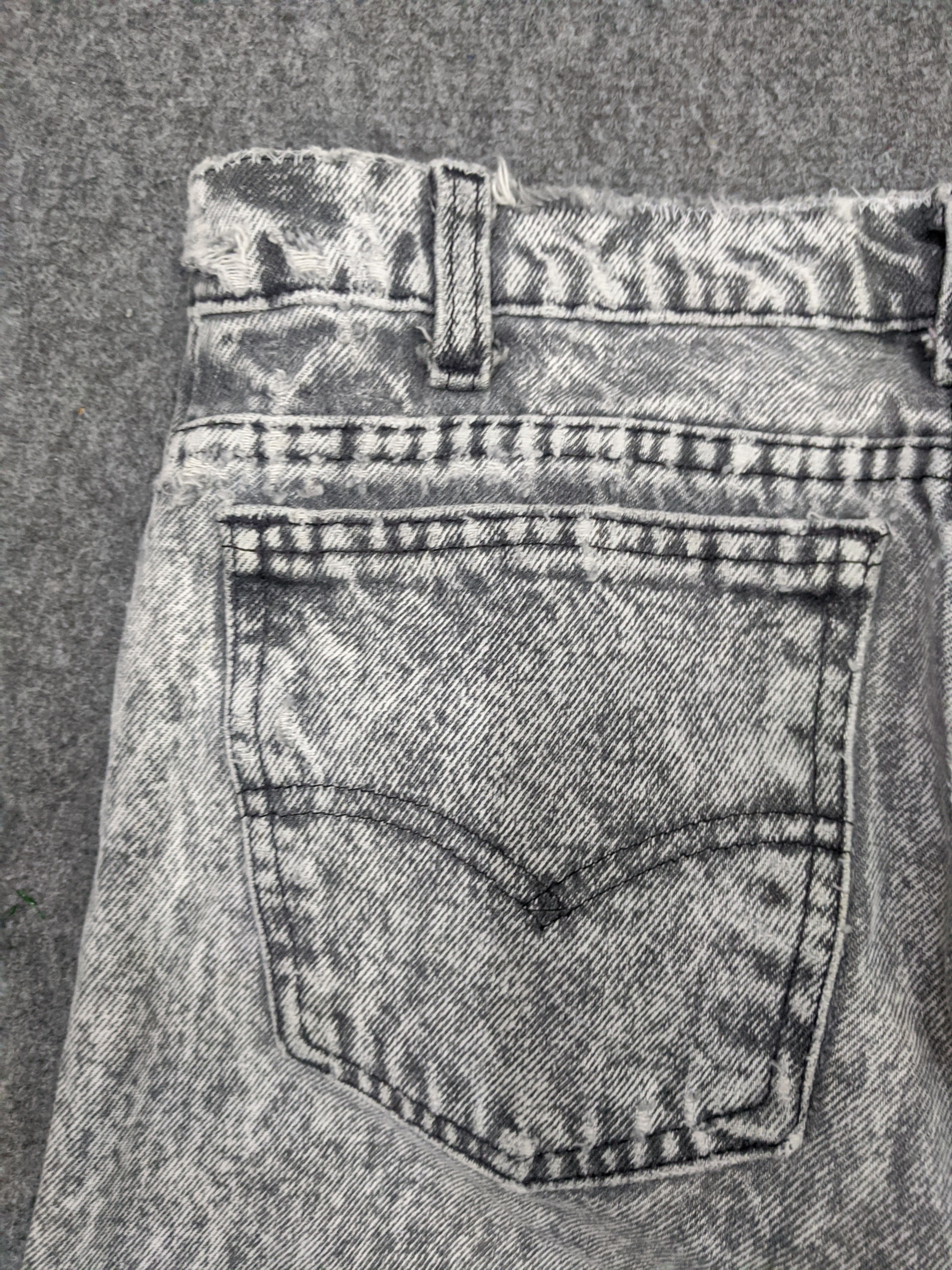 Levi's Vintage Levis Acidwash Black Tab Jeans DP0917 Size US 30 / EU 46 - 4 Thumbnail