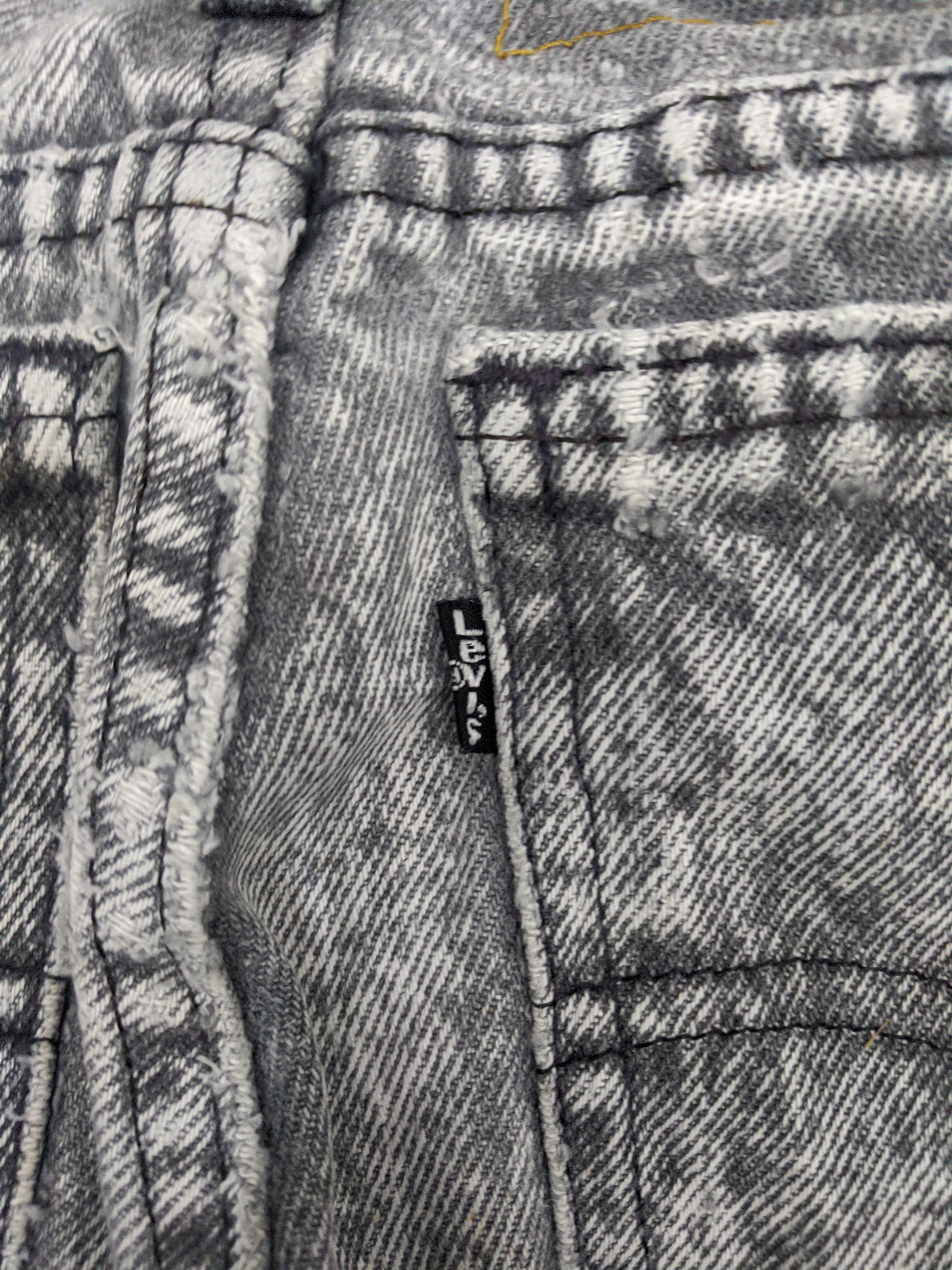 Levi's Vintage Levis Acidwash Black Tab Jeans DP0917 Size US 30 / EU 46 - 7 Thumbnail