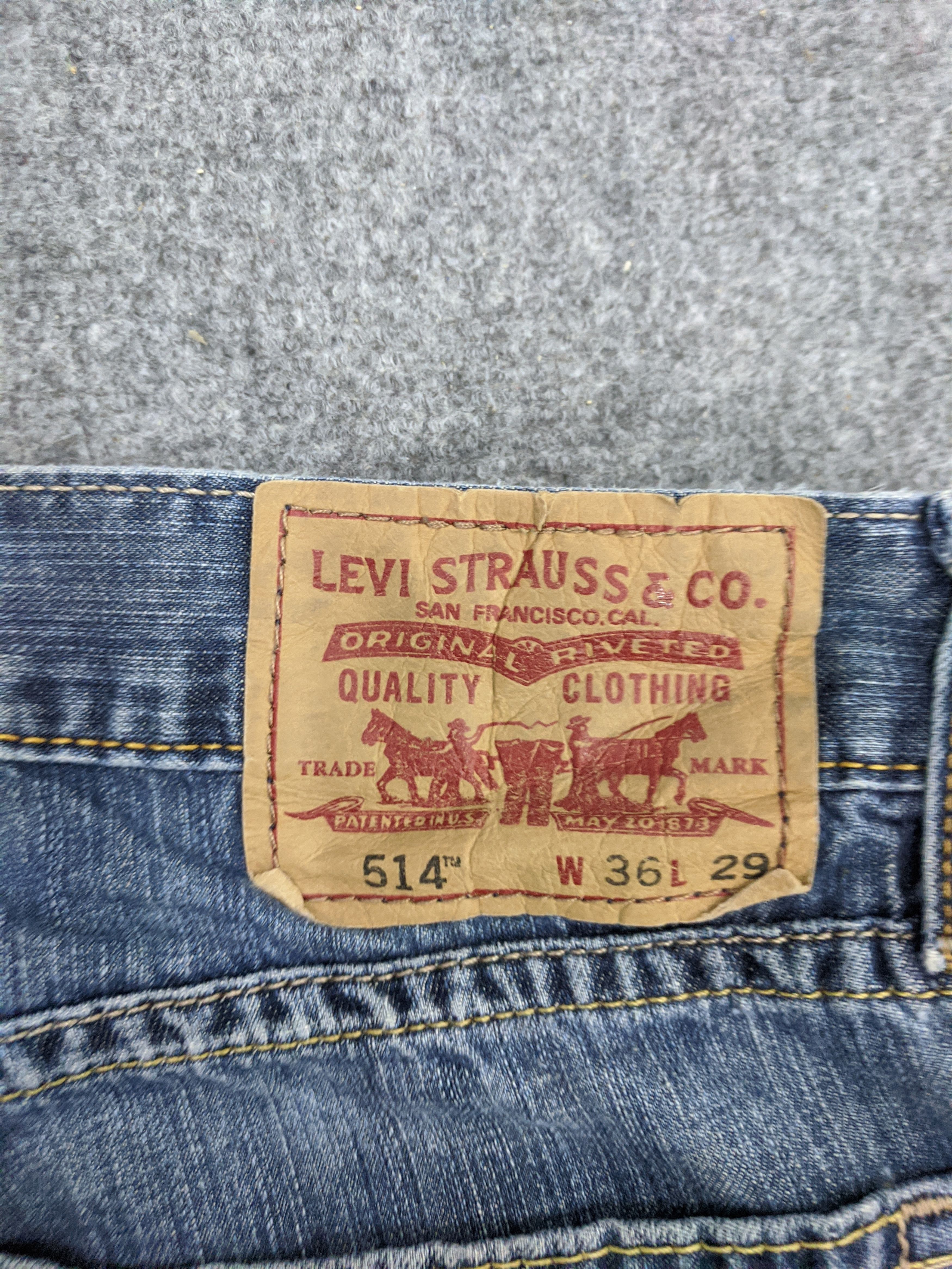 Levi's Vintage Levis 514 Jeans DP0913 Size US 36 / EU 52 - 5 Thumbnail