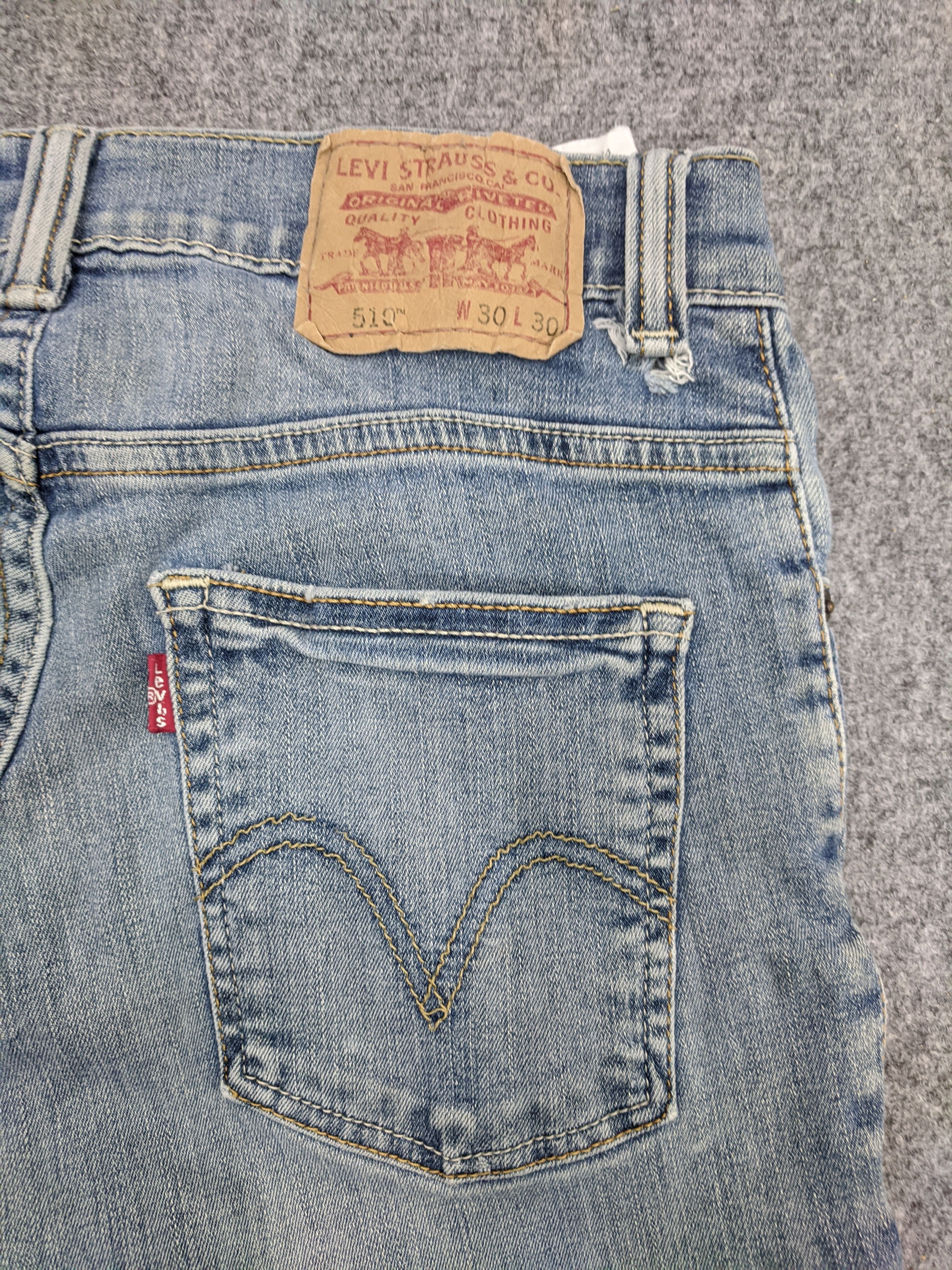 Levi's Vintage Levis 510 Jeans DP0912 Size US 30 / EU 46 - 11 Thumbnail