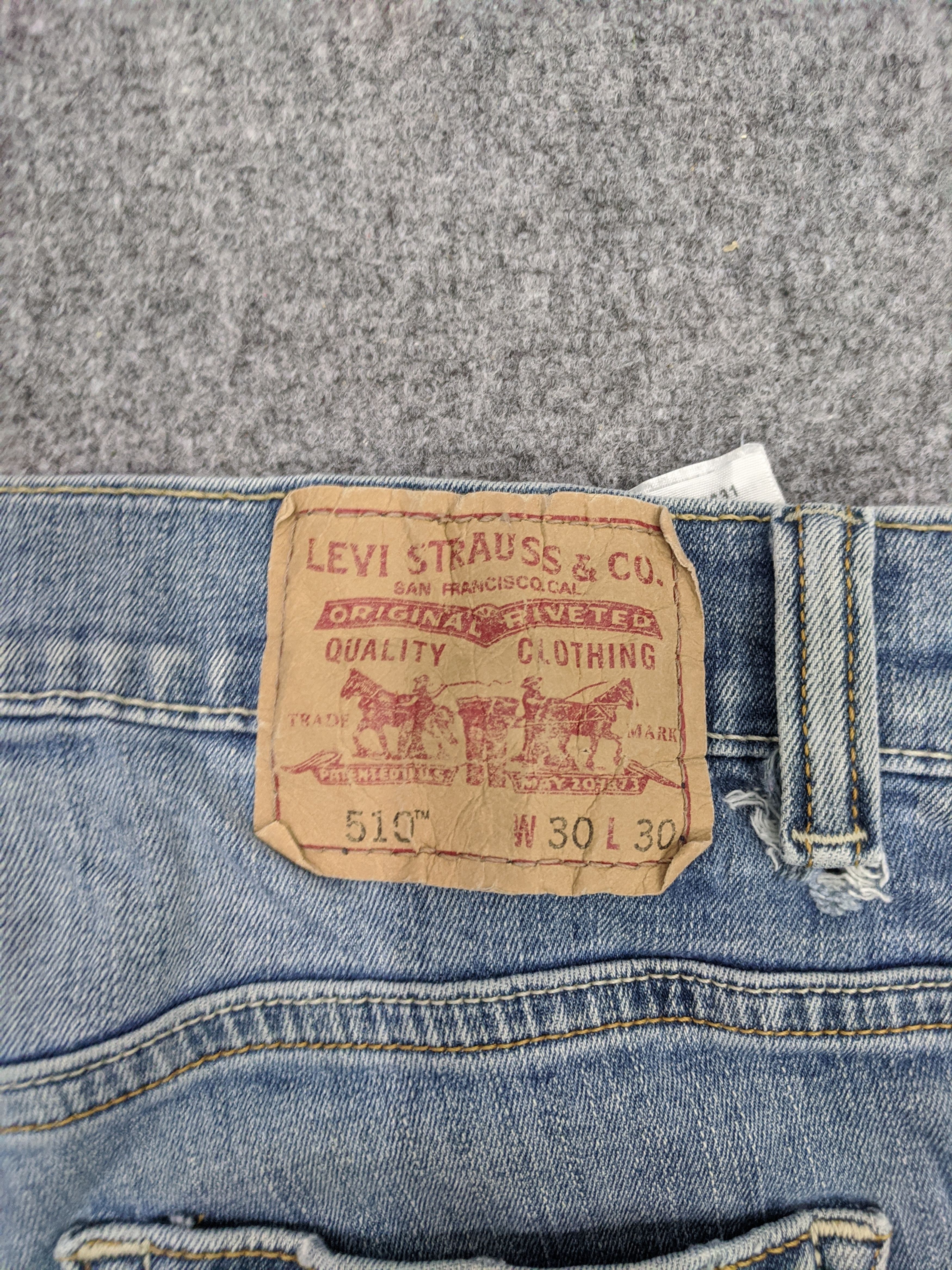 Levi's Vintage Levis 510 Jeans DP0912 Size US 30 / EU 46 - 5 Thumbnail