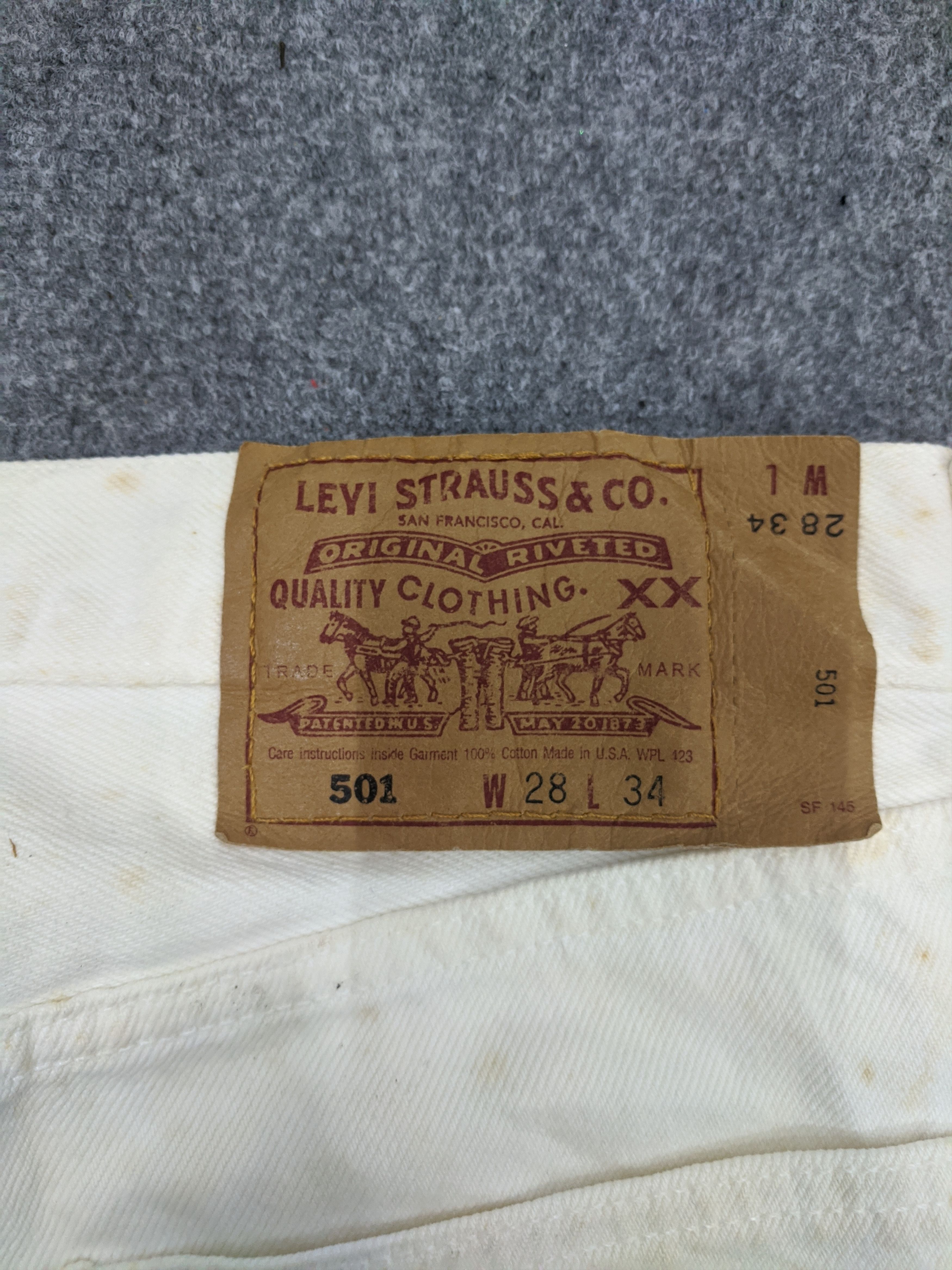 Levi's Vintage 90s Levis 501 Jeans DP0911 Size US 26 / EU 42 - 5 Thumbnail