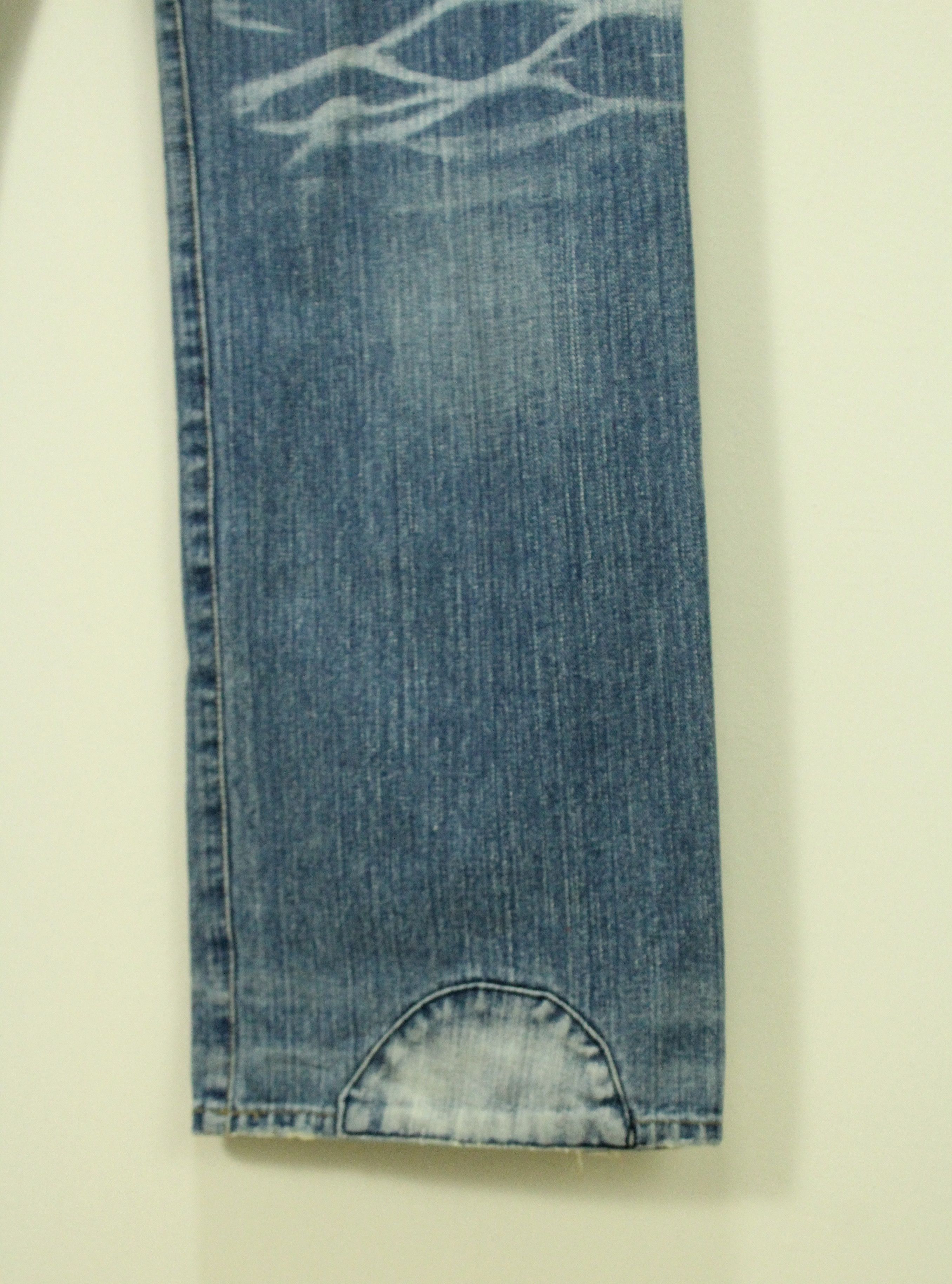 If Six Was Nine × Japanese Brand × Tornado Mart EXHIBITIONIST Denim Pants Trouser Distressed Patchwork Size US 32 / EU 48 - 13 Thumbnail
