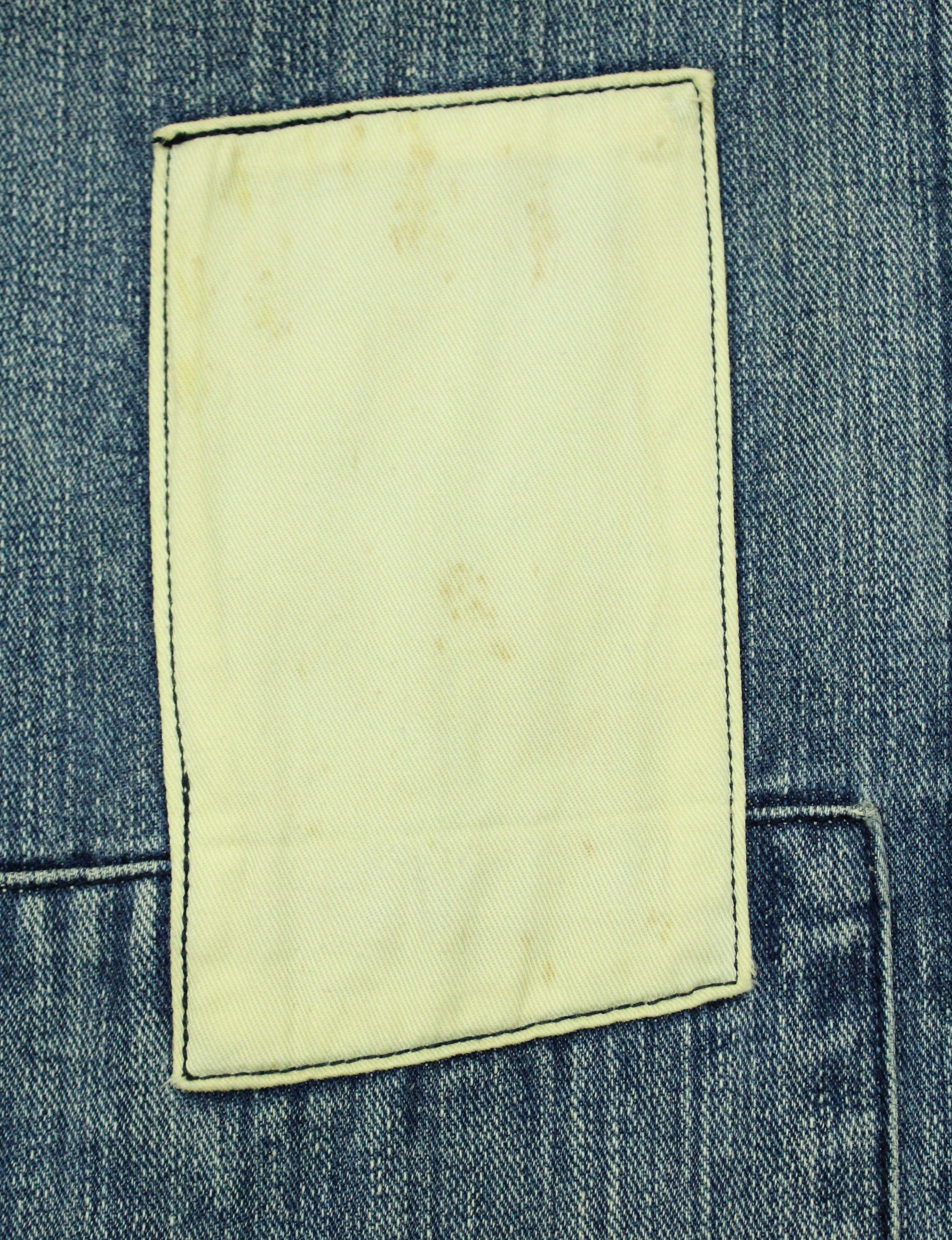 If Six Was Nine × Japanese Brand × Tornado Mart EXHIBITIONIST Denim Pants Trouser Distressed Patchwork Size US 32 / EU 48 - 19 Thumbnail