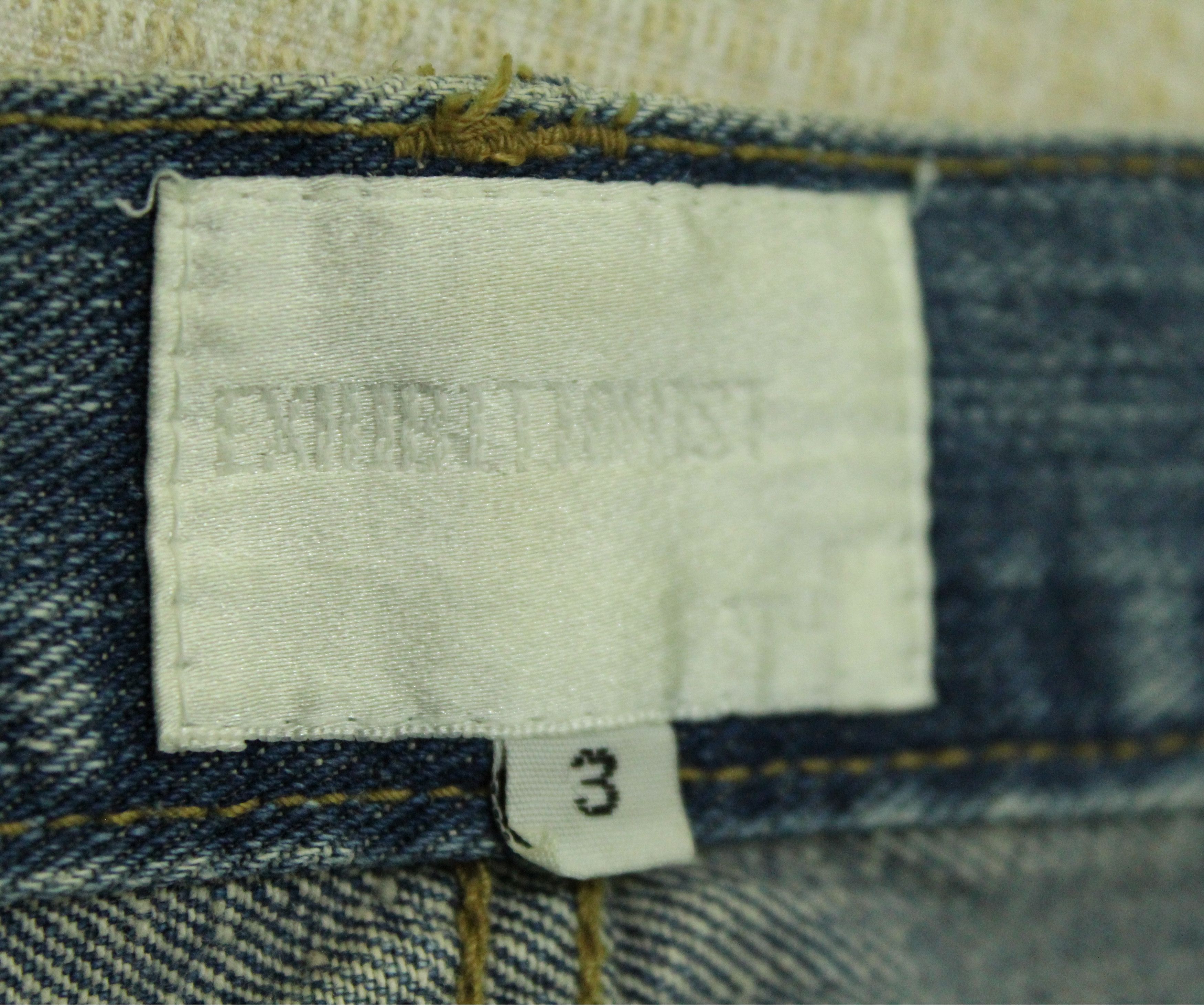 If Six Was Nine × Japanese Brand × Tornado Mart EXHIBITIONIST Denim Pants Trouser Distressed Patchwork Size US 32 / EU 48 - 16 Thumbnail