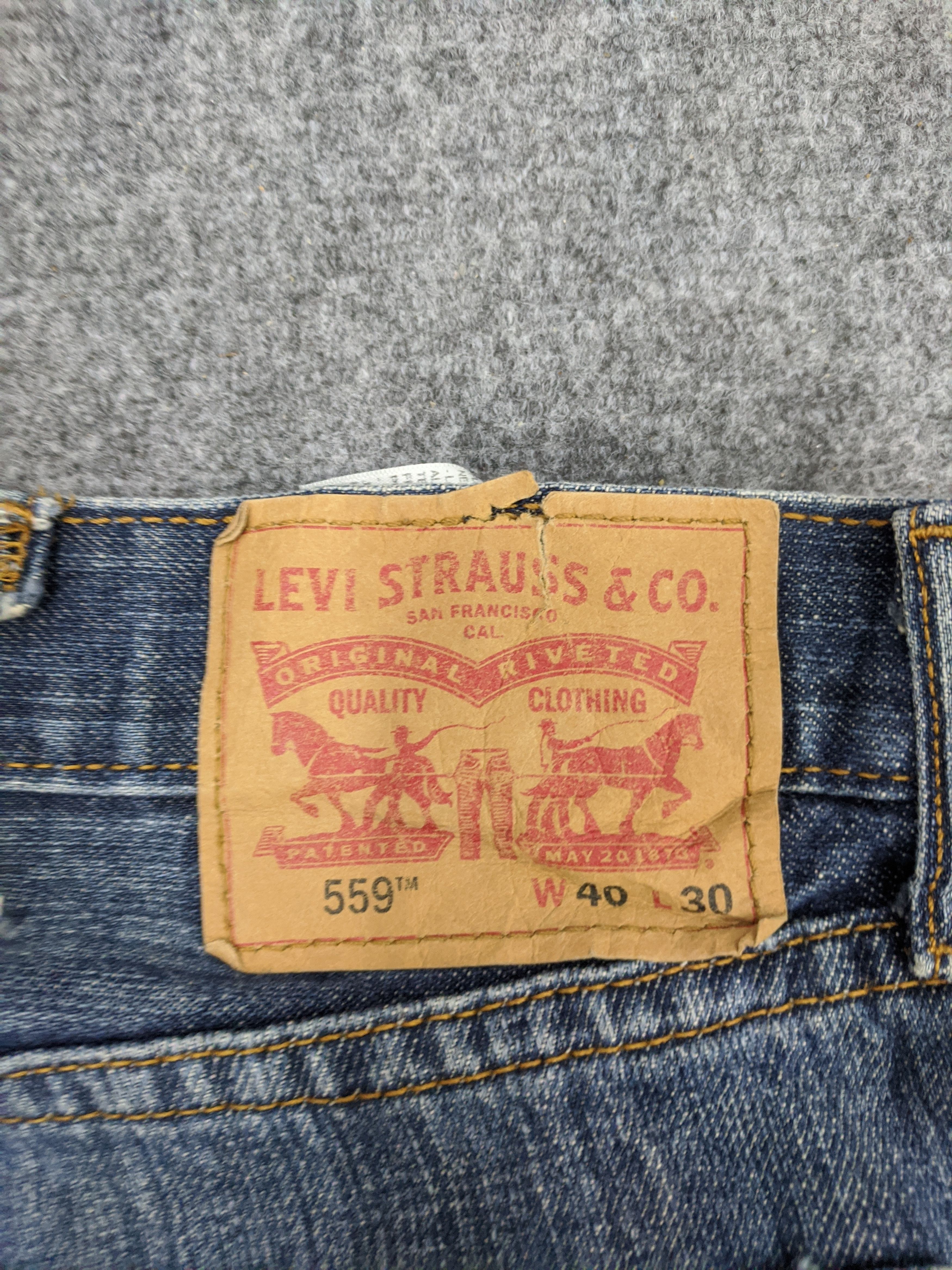 Levi's Vintage Levis 559 Jeans DP0915 Size US 41 - 5 Thumbnail