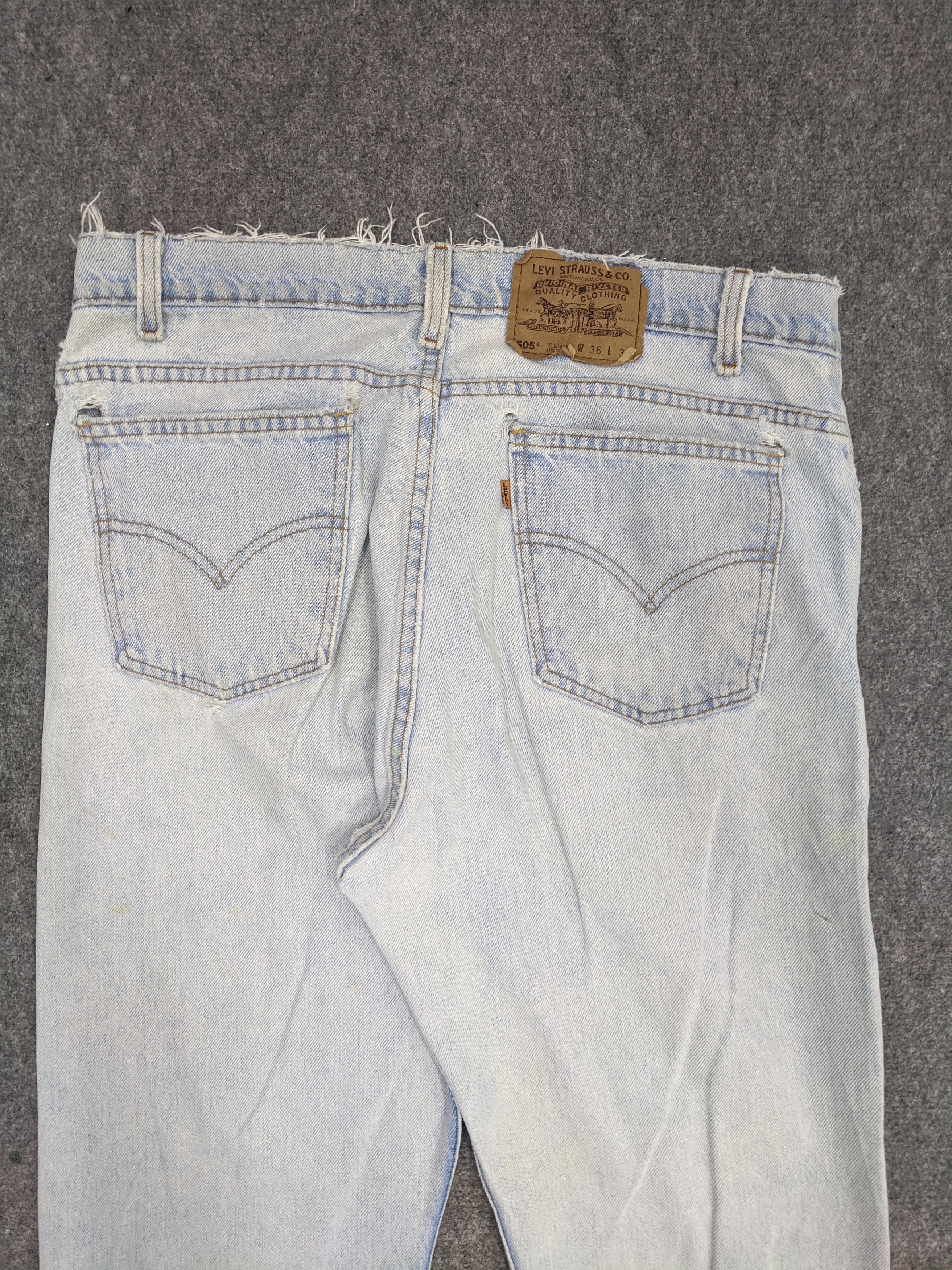Levi's Vintage Levis 505 Jeans DP0928 Size US 35 - 4 Thumbnail