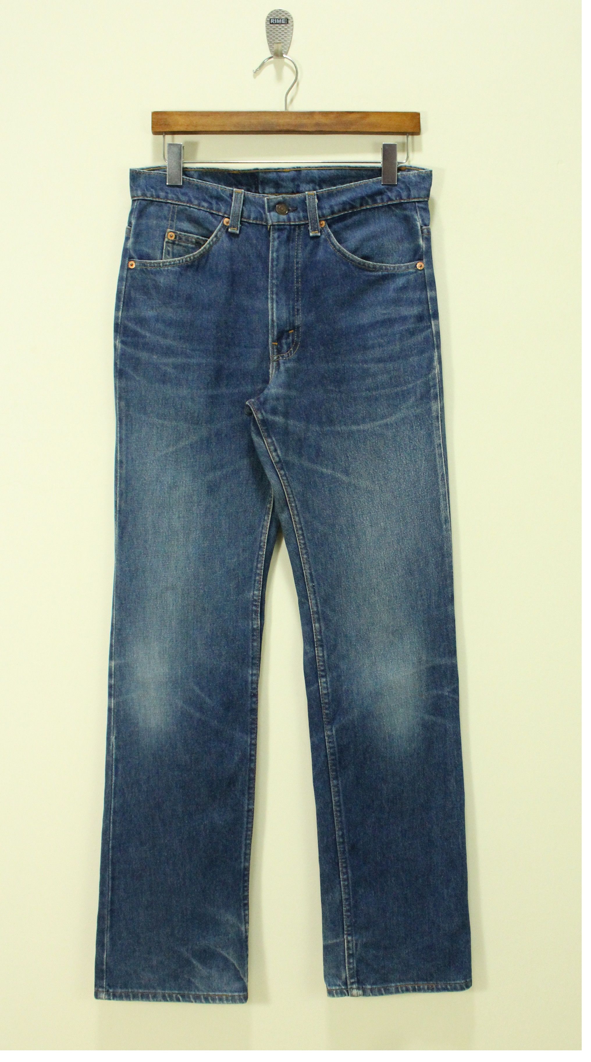 image of Vintage 90's Levis Lot 517 Jeans Denim Orange Tag in Blue, Men's (Size 31)