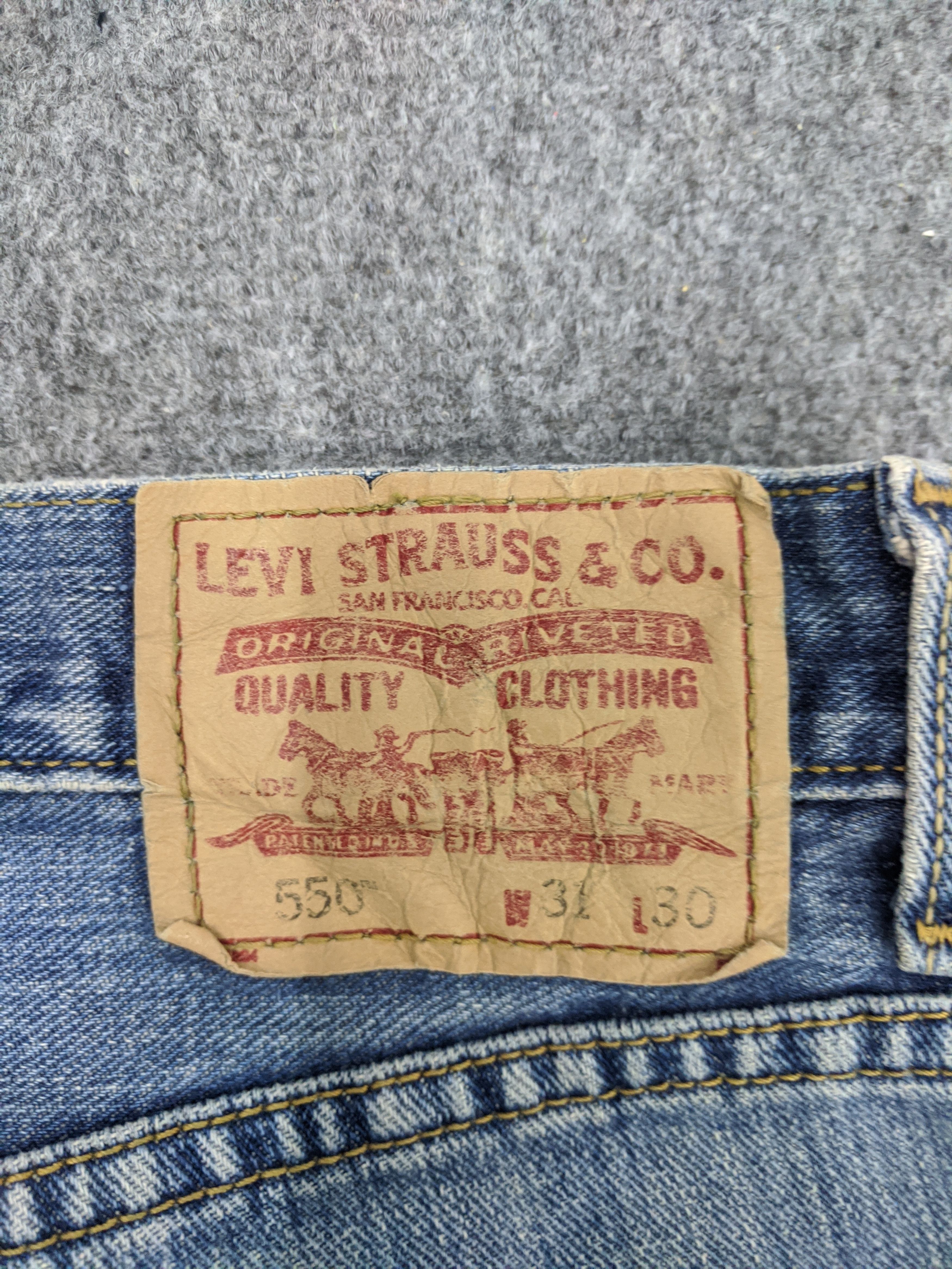 Levi's Vintage Levis 550 Light Wash Jeans DP0925 Size US 30 / EU 46 - 5 Thumbnail