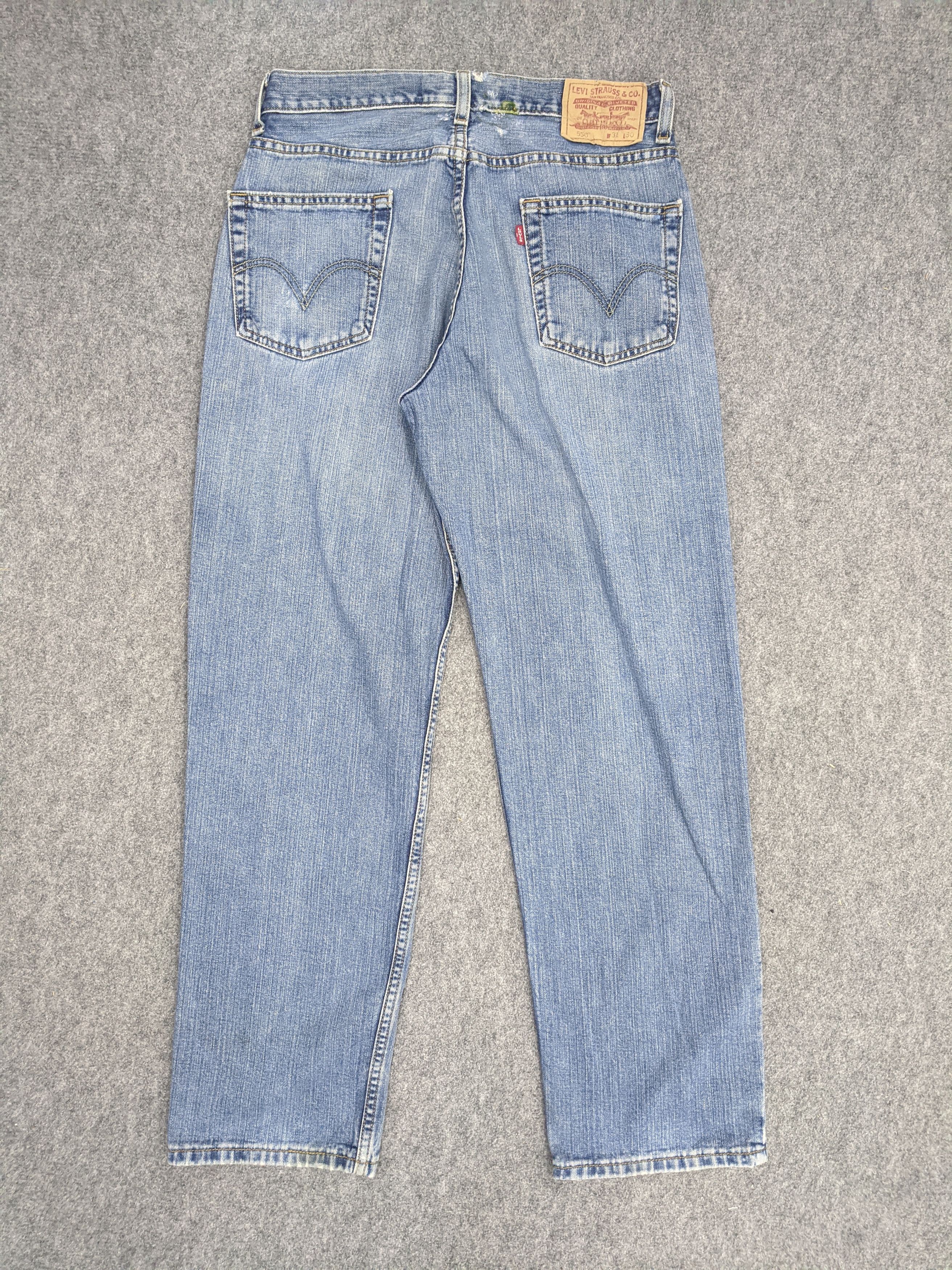 Levi's Vintage Levis 550 Light Wash Jeans DP0925 Size US 30 / EU 46 - 3 Thumbnail