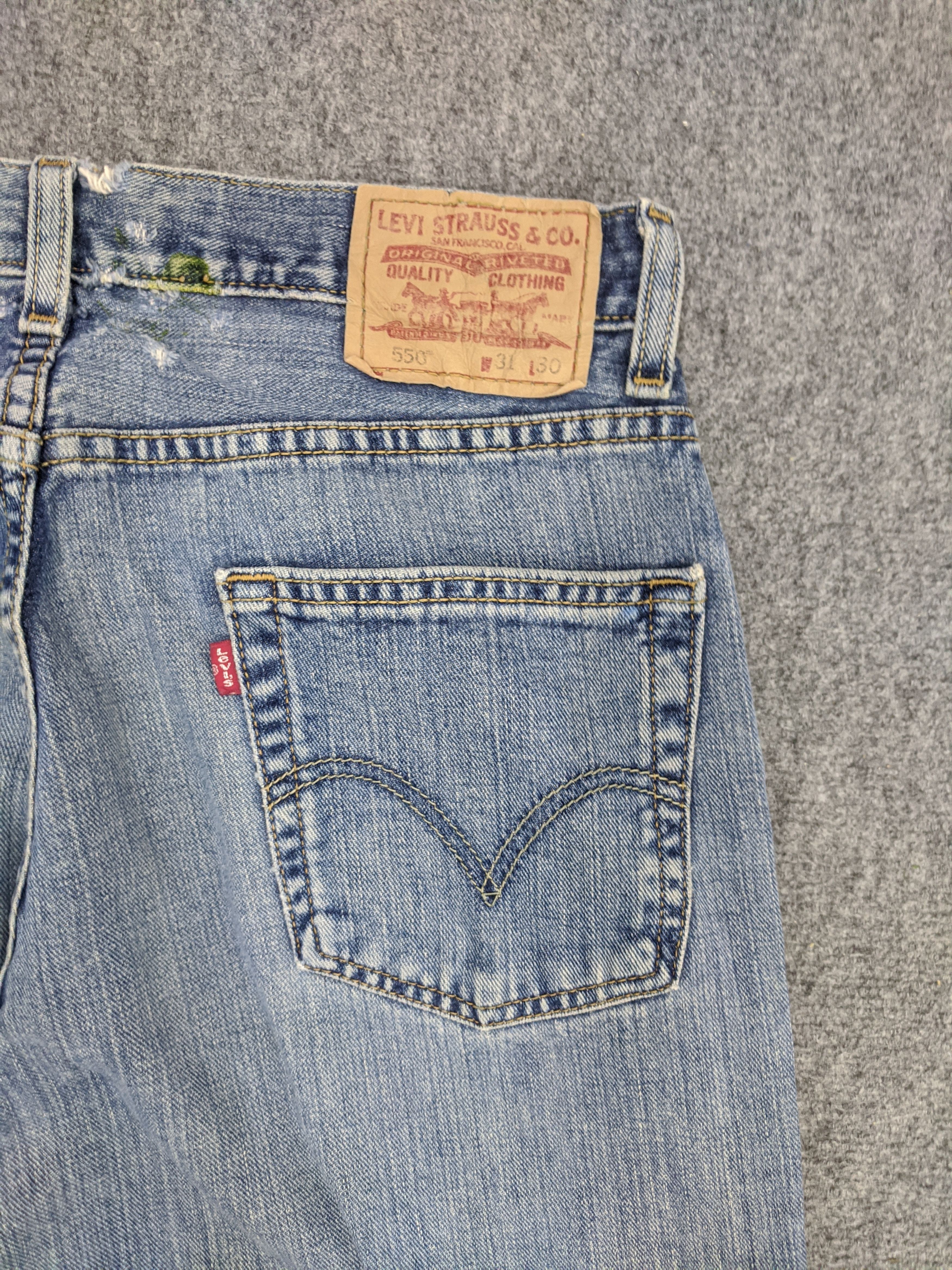 Levi's Vintage Levis 550 Light Wash Jeans DP0925 Size US 30 / EU 46 - 8 Thumbnail