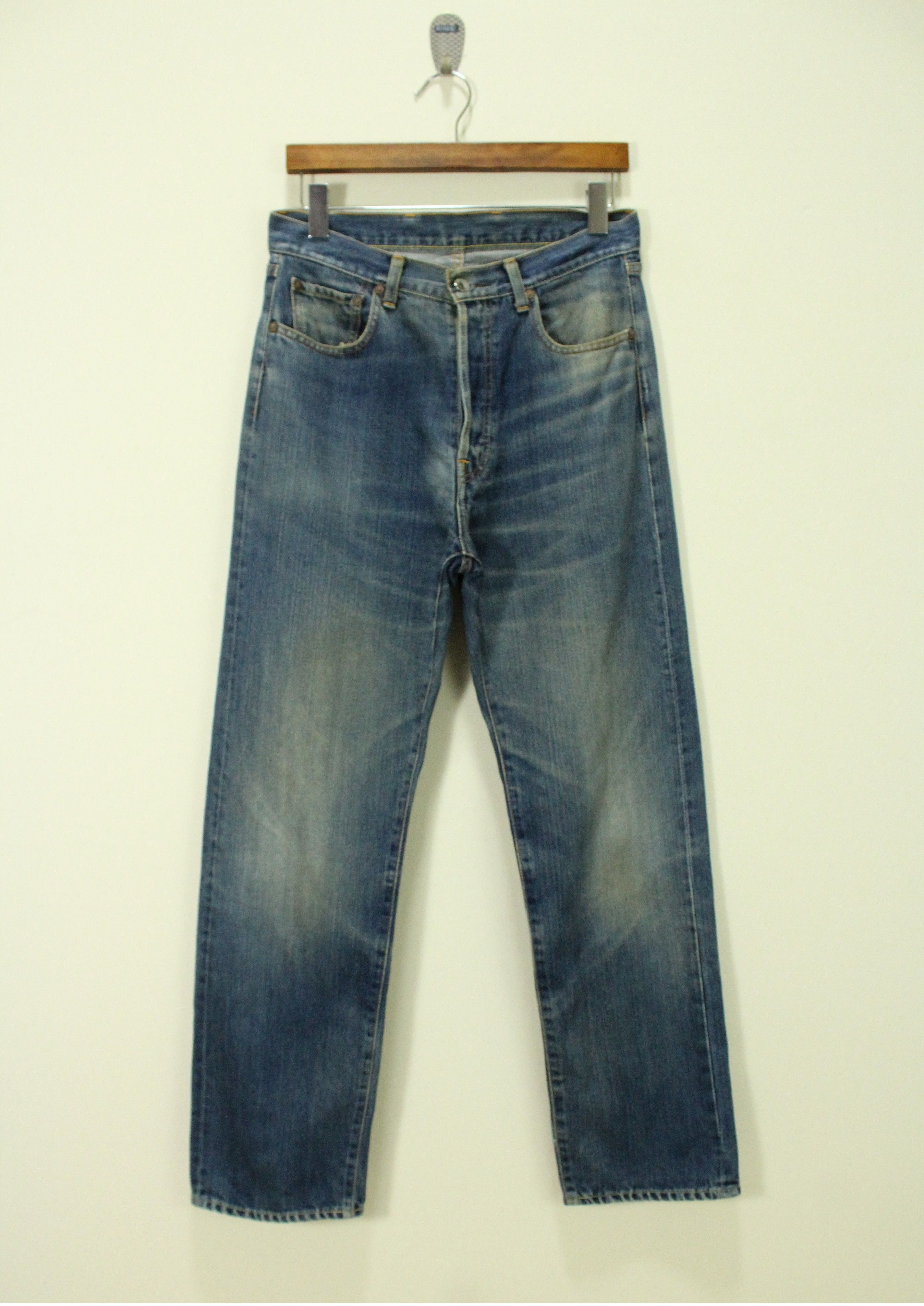 Futura × Stussy FUTURA Jeans Denim Distressed Jeans Faded Japan Vintage Size US 30 / EU 46 - 2 Thumbnail