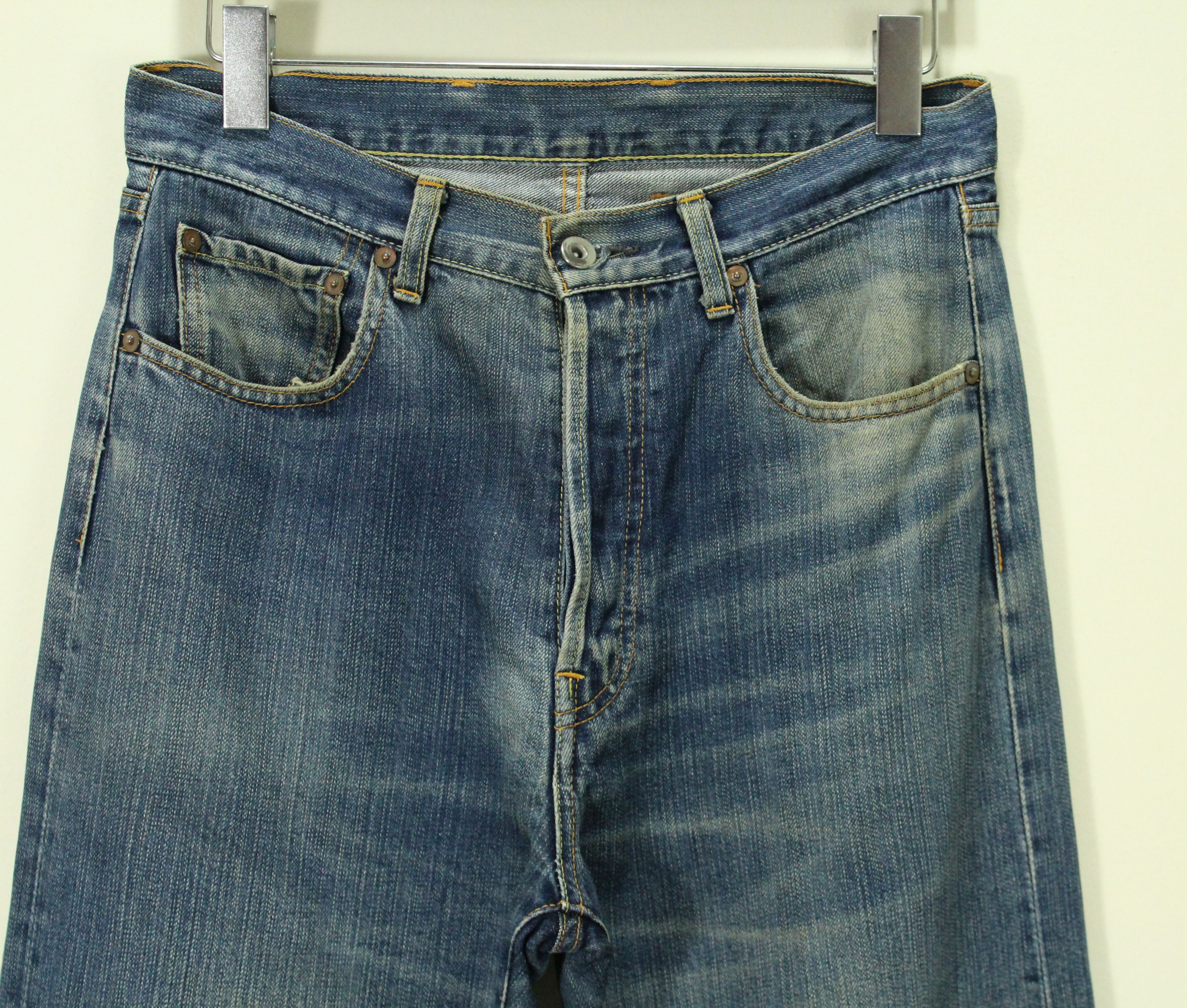 Futura × Stussy FUTURA Jeans Denim Distressed Jeans Faded Japan Vintage Size US 30 / EU 46 - 3 Thumbnail