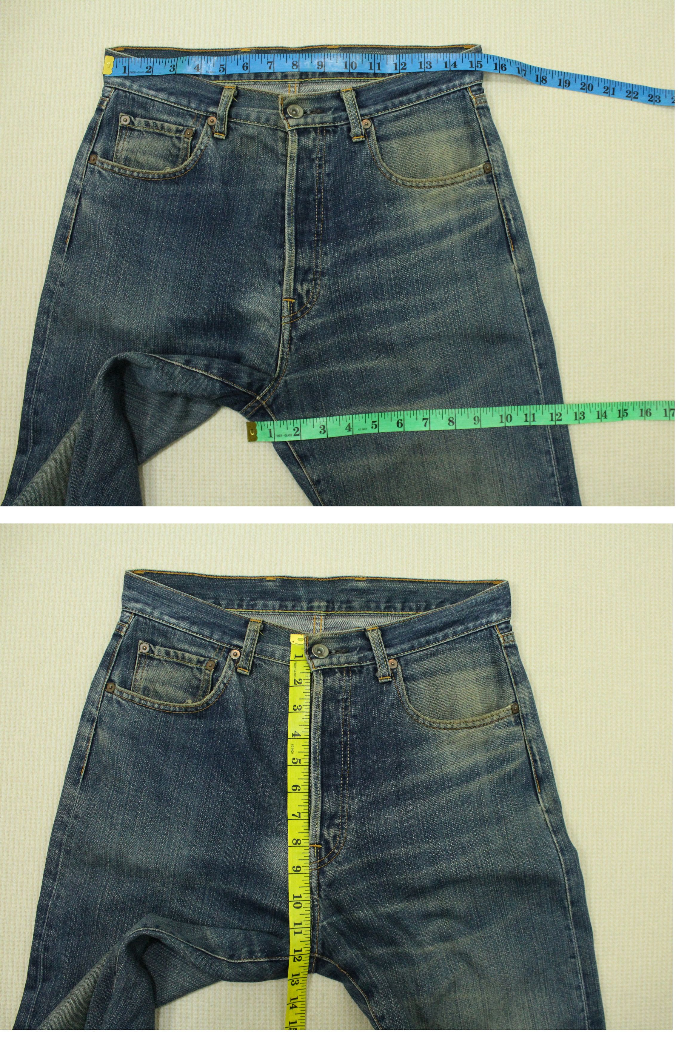 Futura × Stussy FUTURA Jeans Denim Distressed Jeans Faded Japan Vintage Size US 30 / EU 46 - 20 Thumbnail