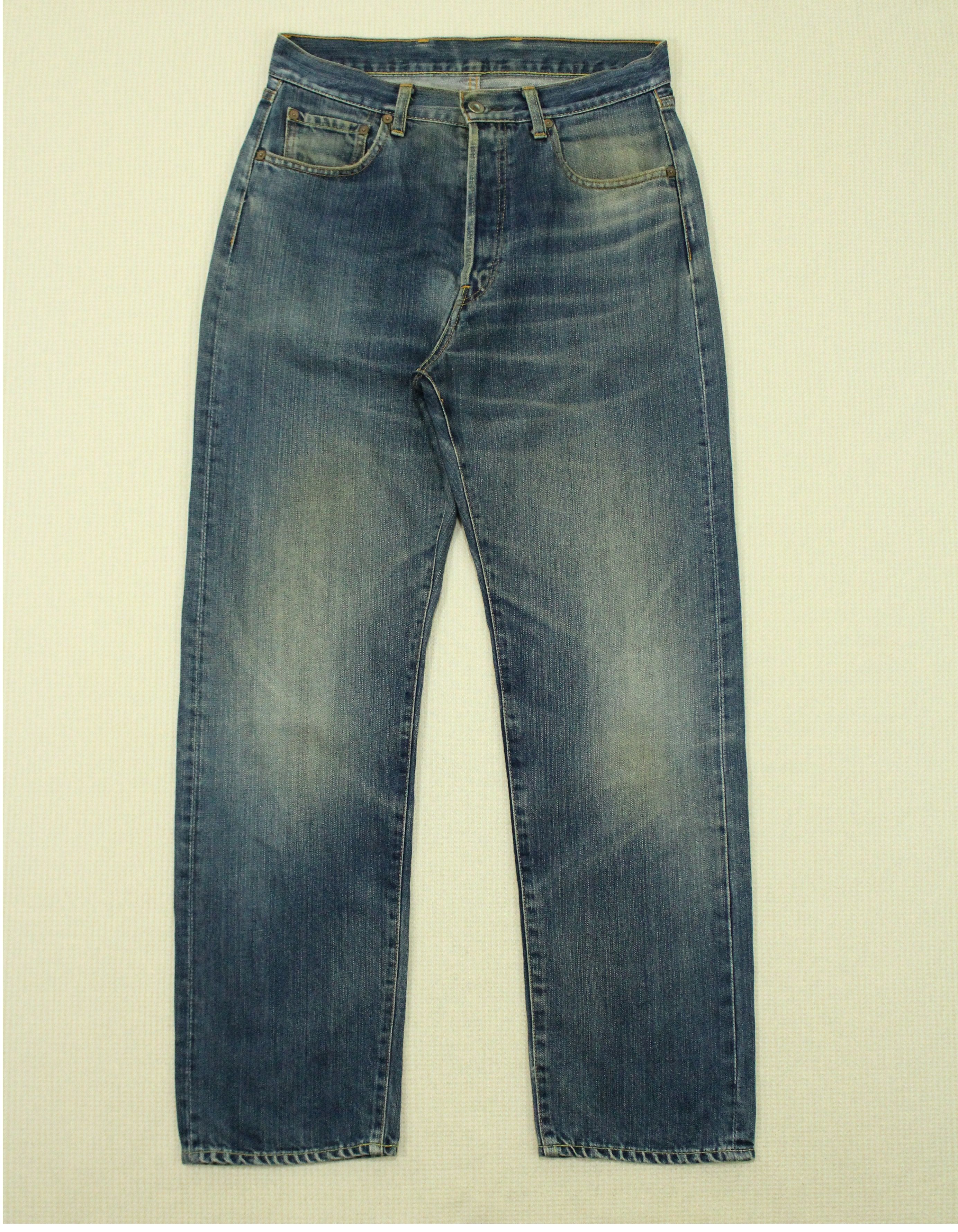 Futura × Stussy FUTURA Jeans Denim Distressed Jeans Faded Japan Vintage Size US 30 / EU 46 - 1 Thumbnail