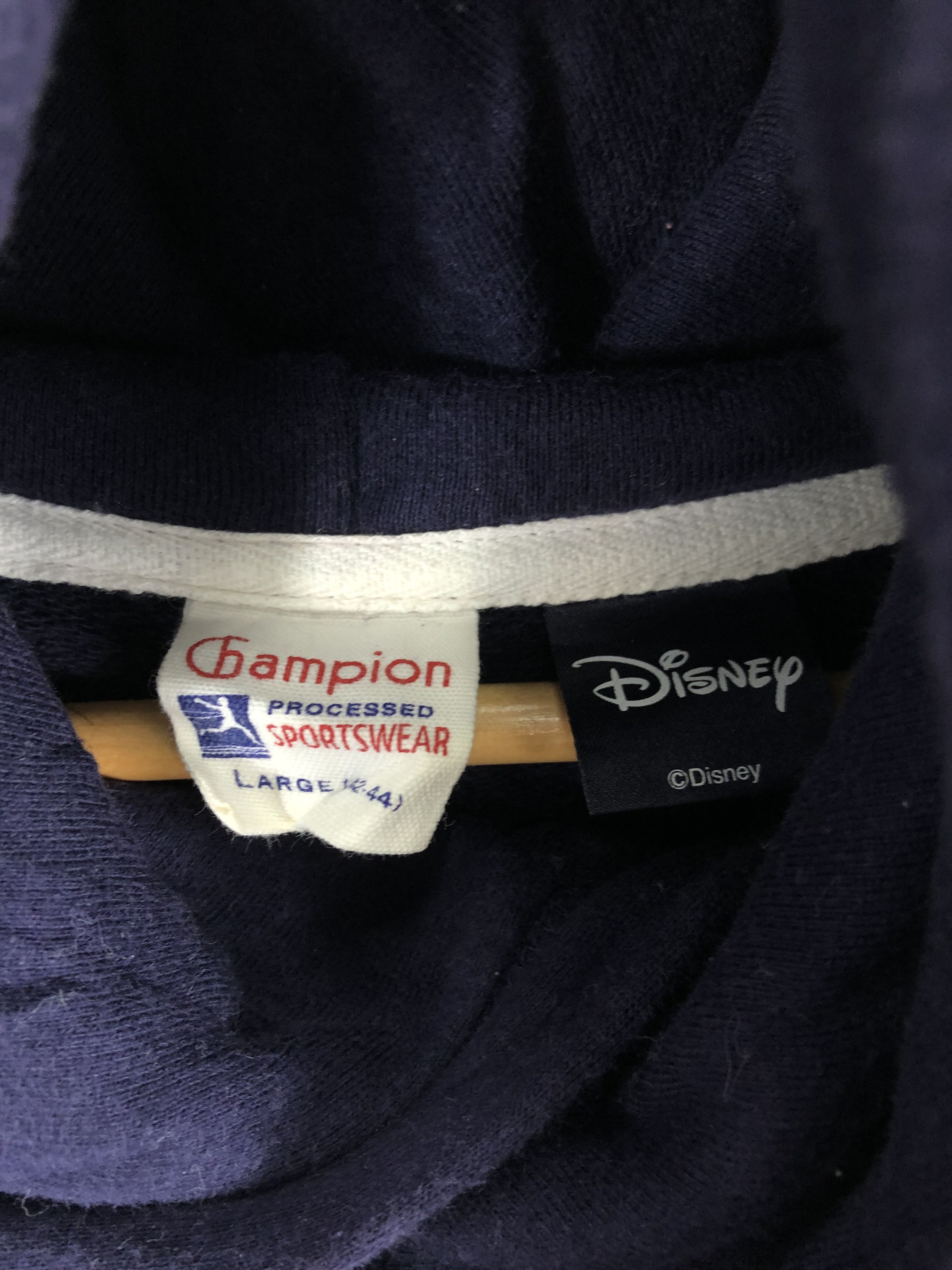 Champion × Disney × Vintage Vintage Champion Disney Mickey Mouse Hoodie Size US L / EU 52-54 / 3 - 5 Thumbnail