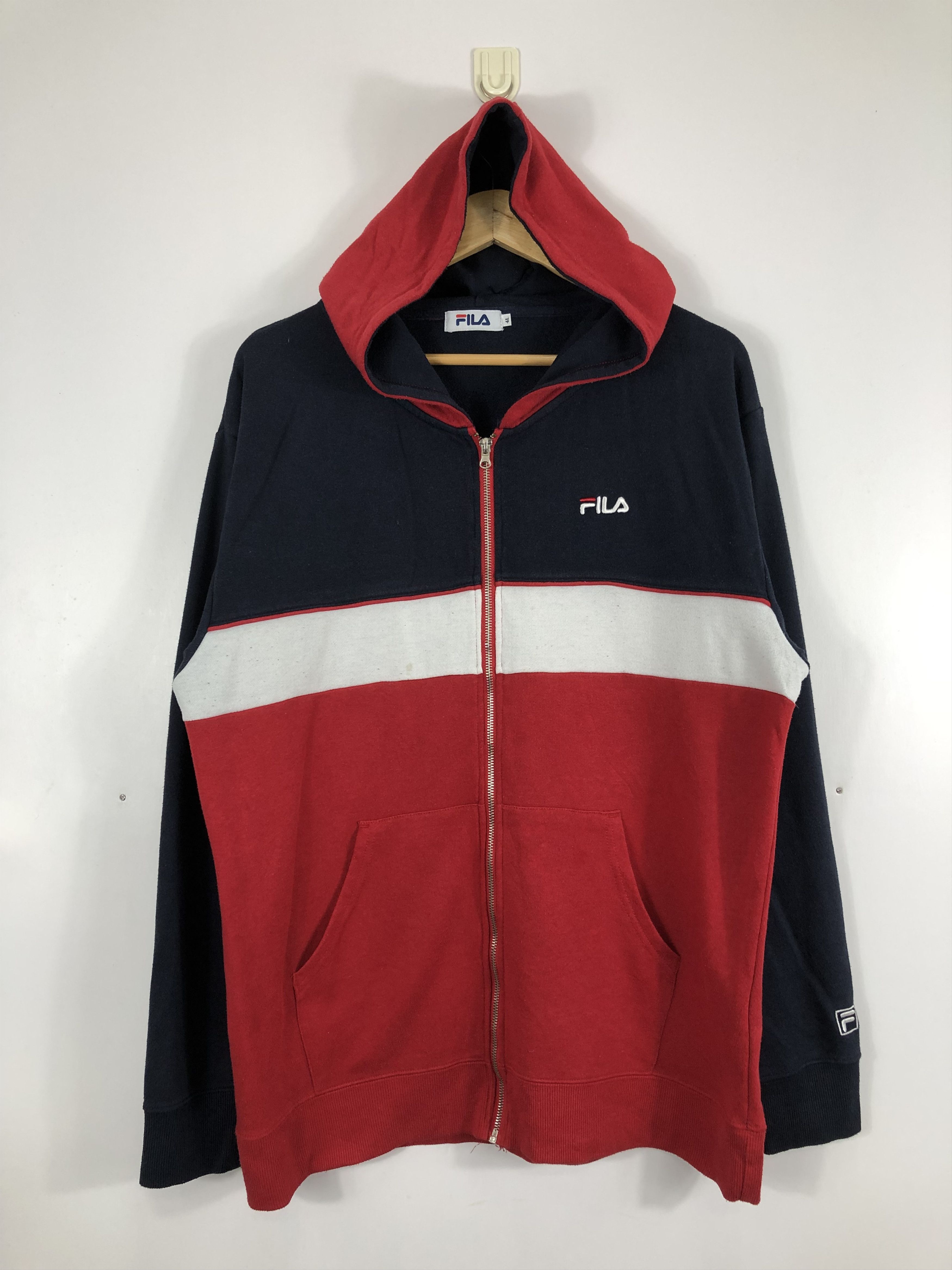 Fila × Vintage Vintage Fila Fleece Hoodie Size US L / EU 52-54 / 3 - 1 Thumbnail
