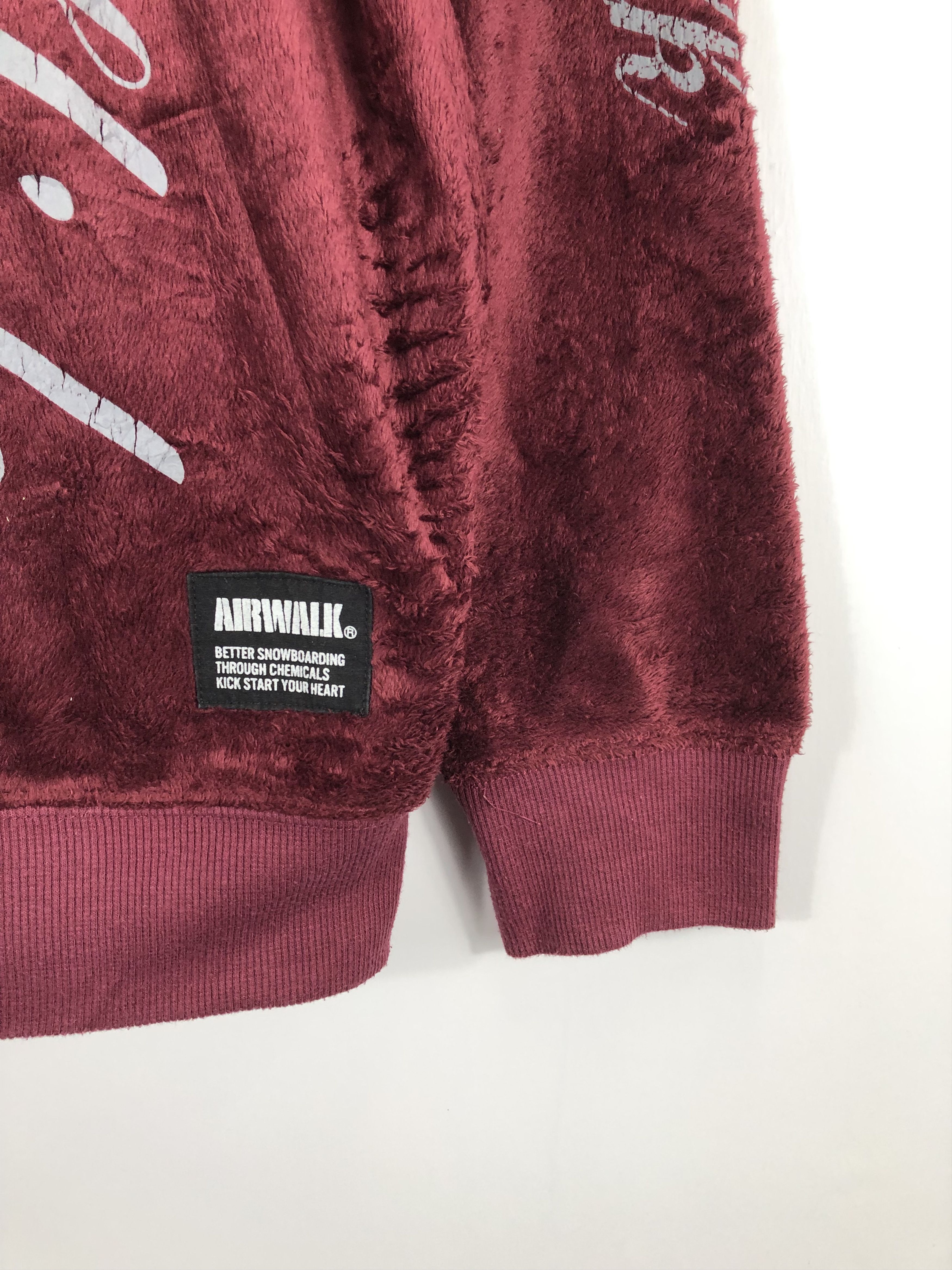 Airwalk × Vintage Vintage Airwalk Velvet Hoodie Size US M / EU 48-50 / 2 - 9 Thumbnail