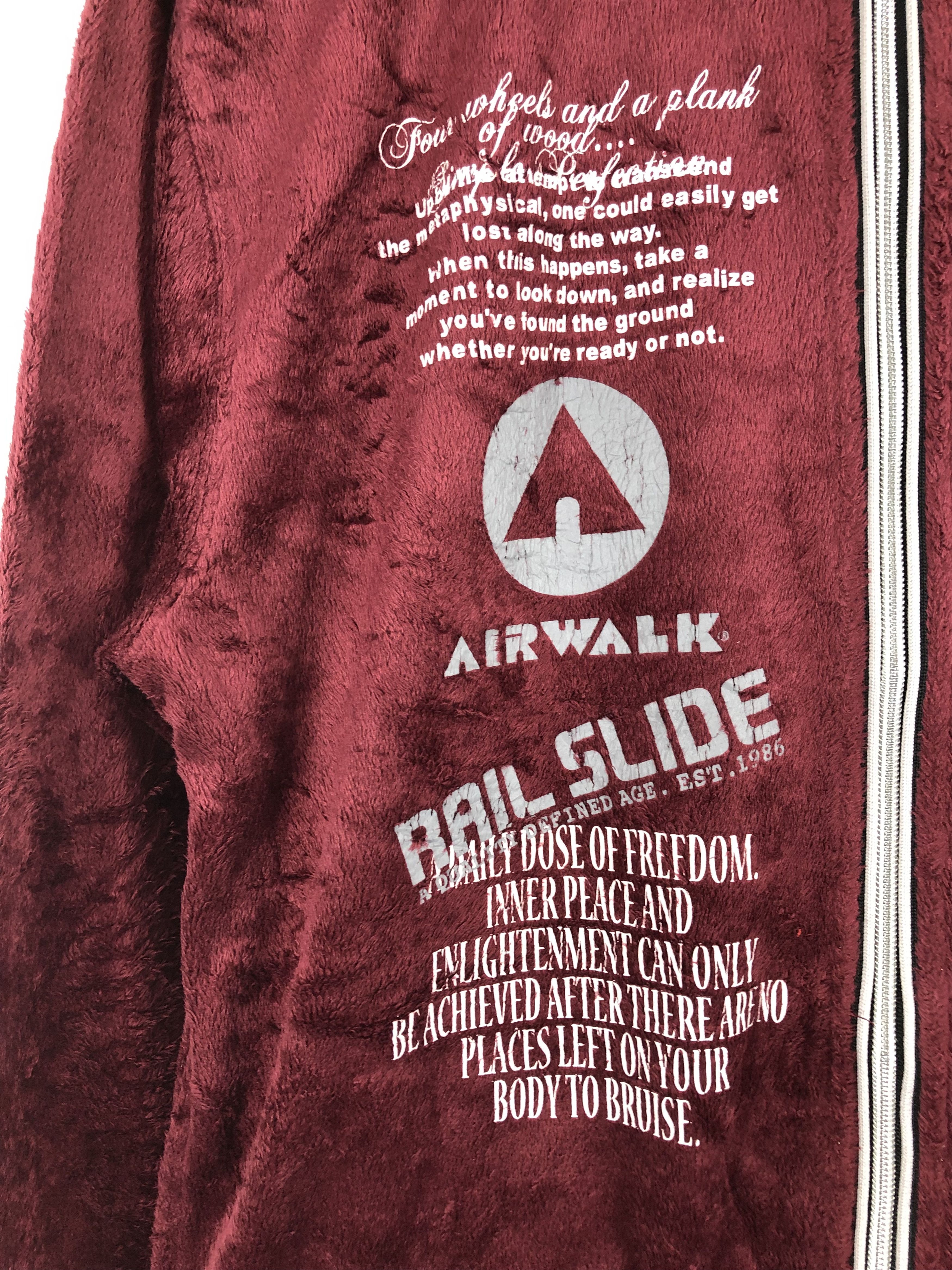 Airwalk × Vintage Vintage Airwalk Velvet Hoodie Size US M / EU 48-50 / 2 - 6 Thumbnail