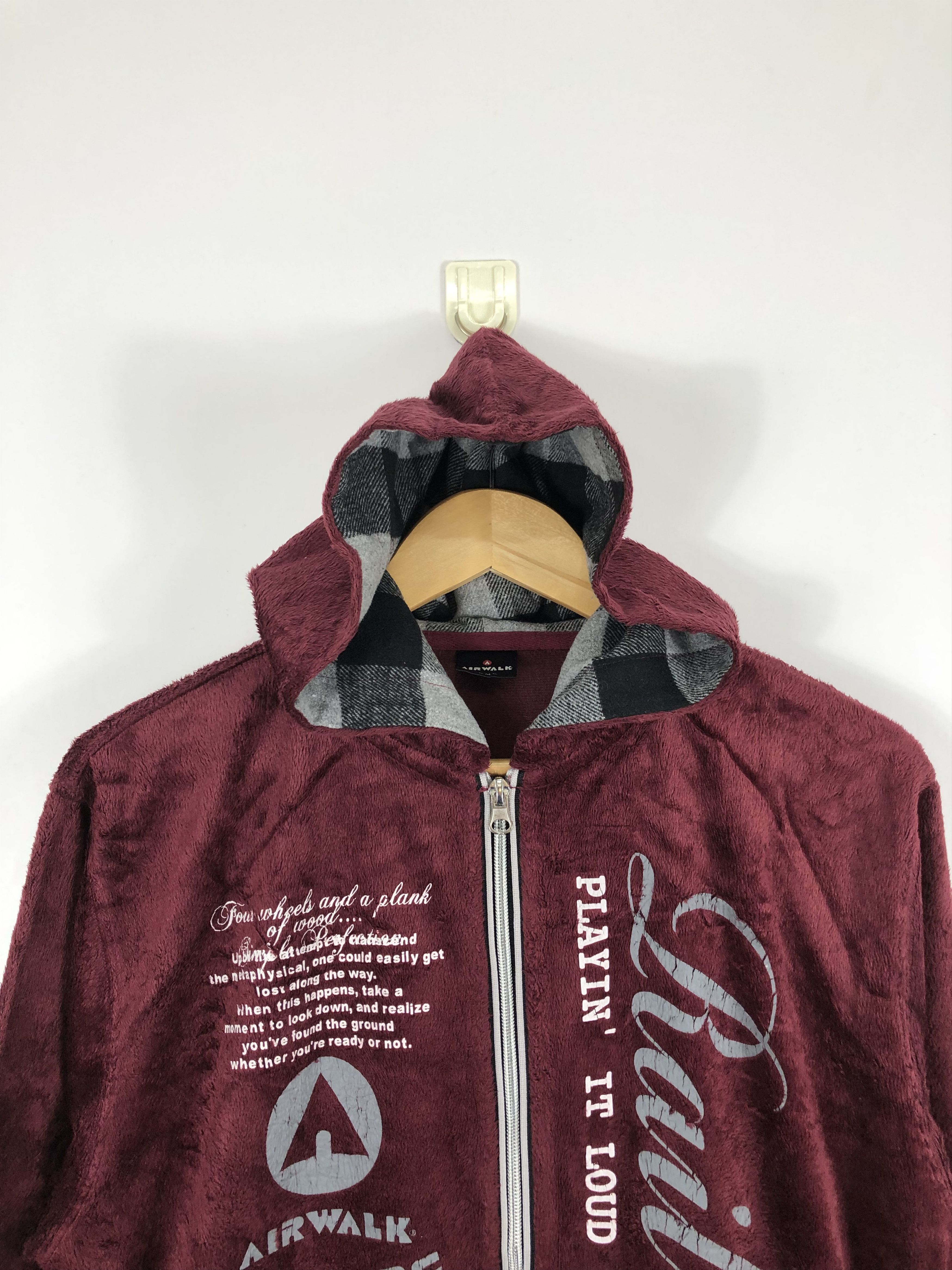 Airwalk × Vintage Vintage Airwalk Velvet Hoodie Size US M / EU 48-50 / 2 - 2 Thumbnail