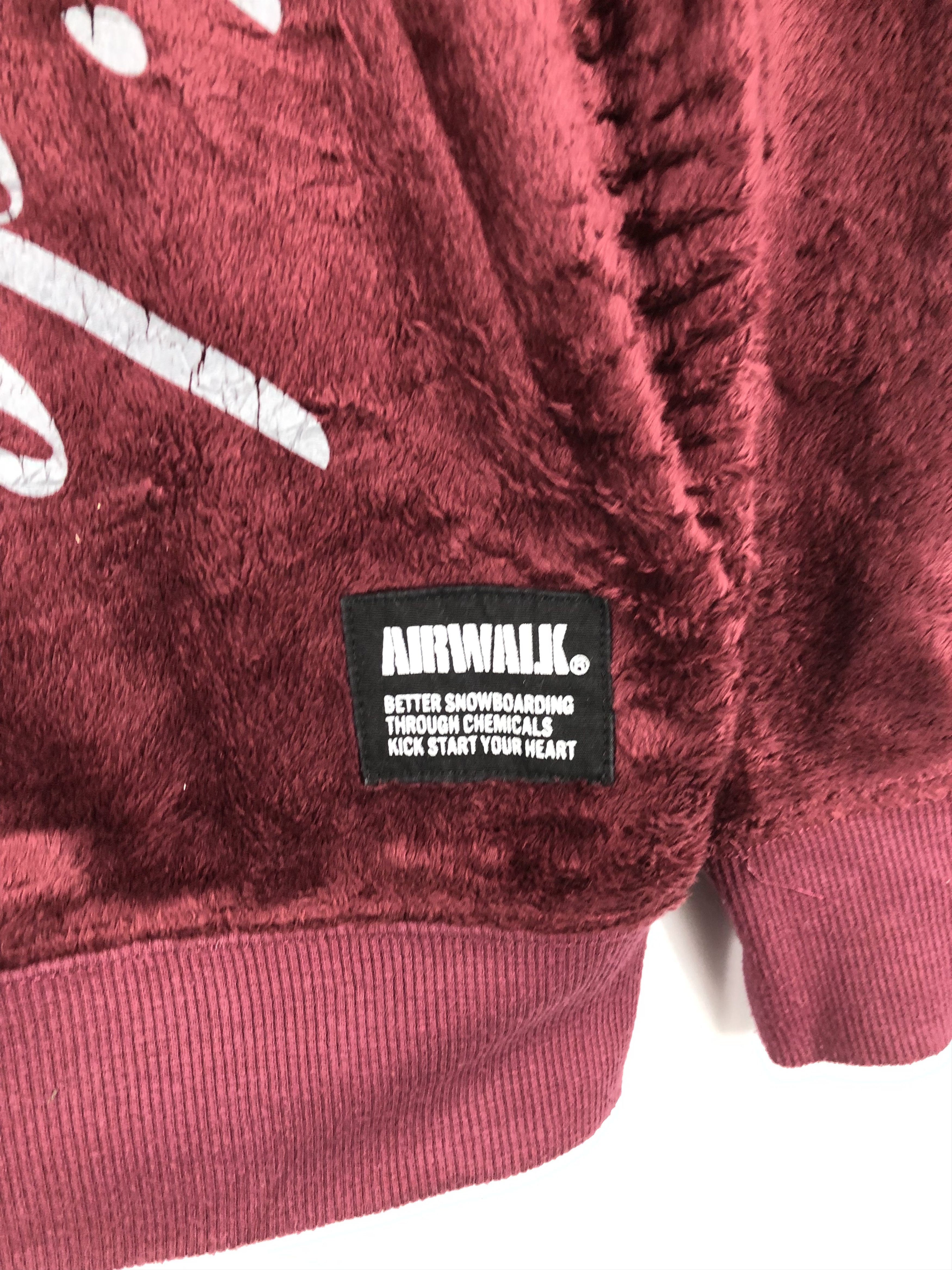 Airwalk × Vintage Vintage Airwalk Velvet Hoodie Size US M / EU 48-50 / 2 - 8 Thumbnail