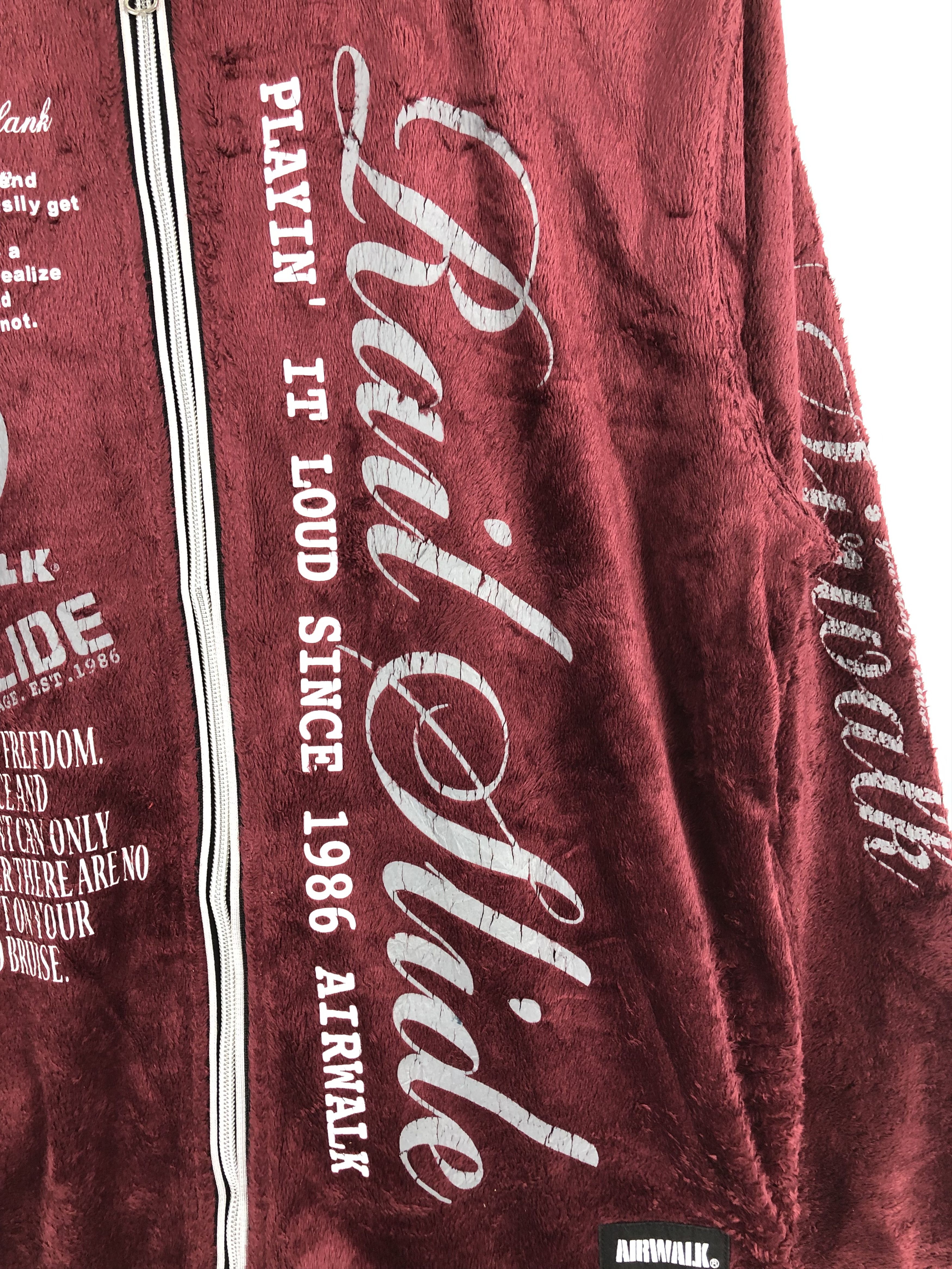 Airwalk × Vintage Vintage Airwalk Velvet Hoodie Size US M / EU 48-50 / 2 - 7 Thumbnail