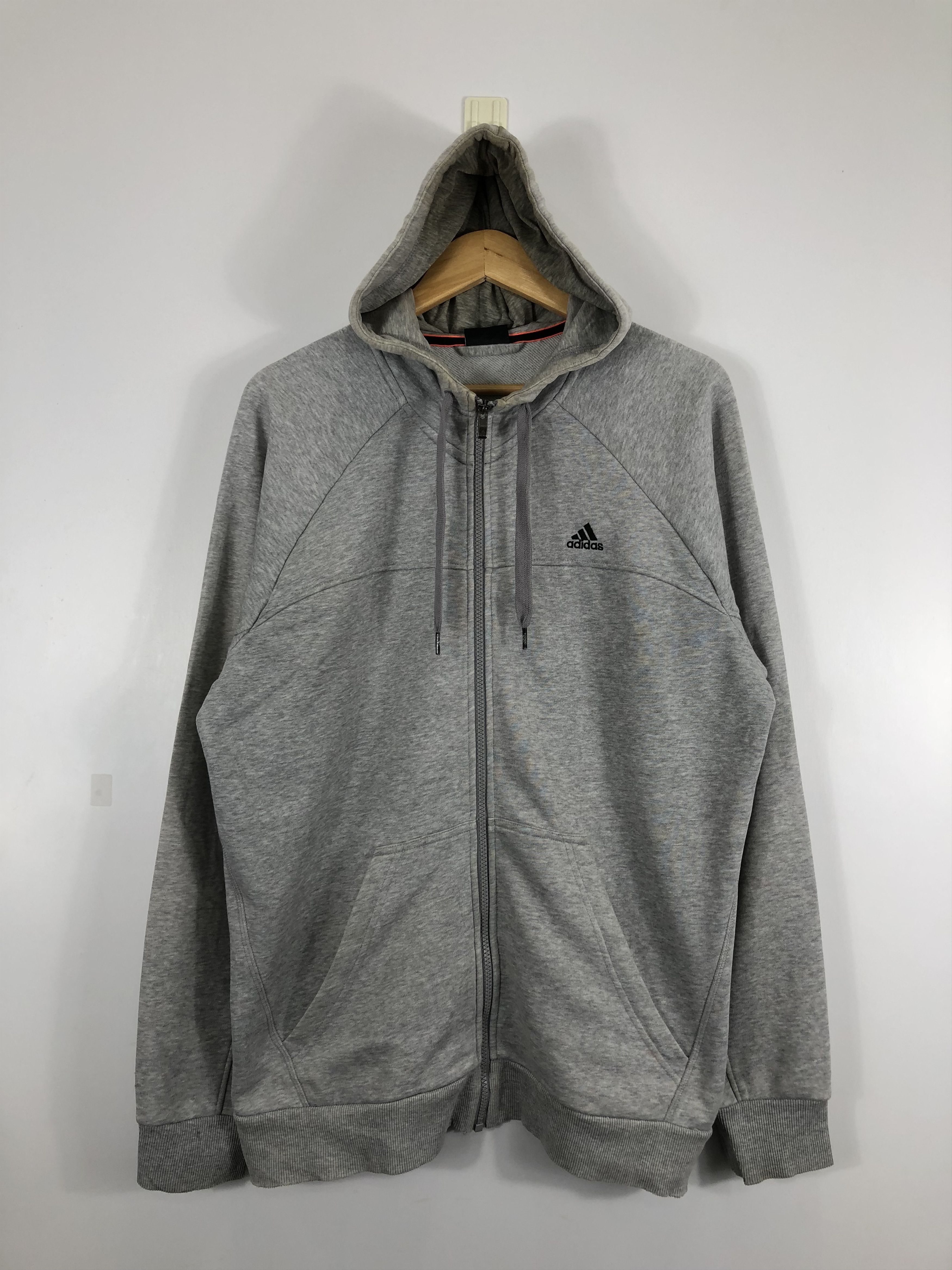Adidas × Vintage Vintage Adidas Logo Hoodie Size US L / EU 52-54 / 3 - 1 Thumbnail