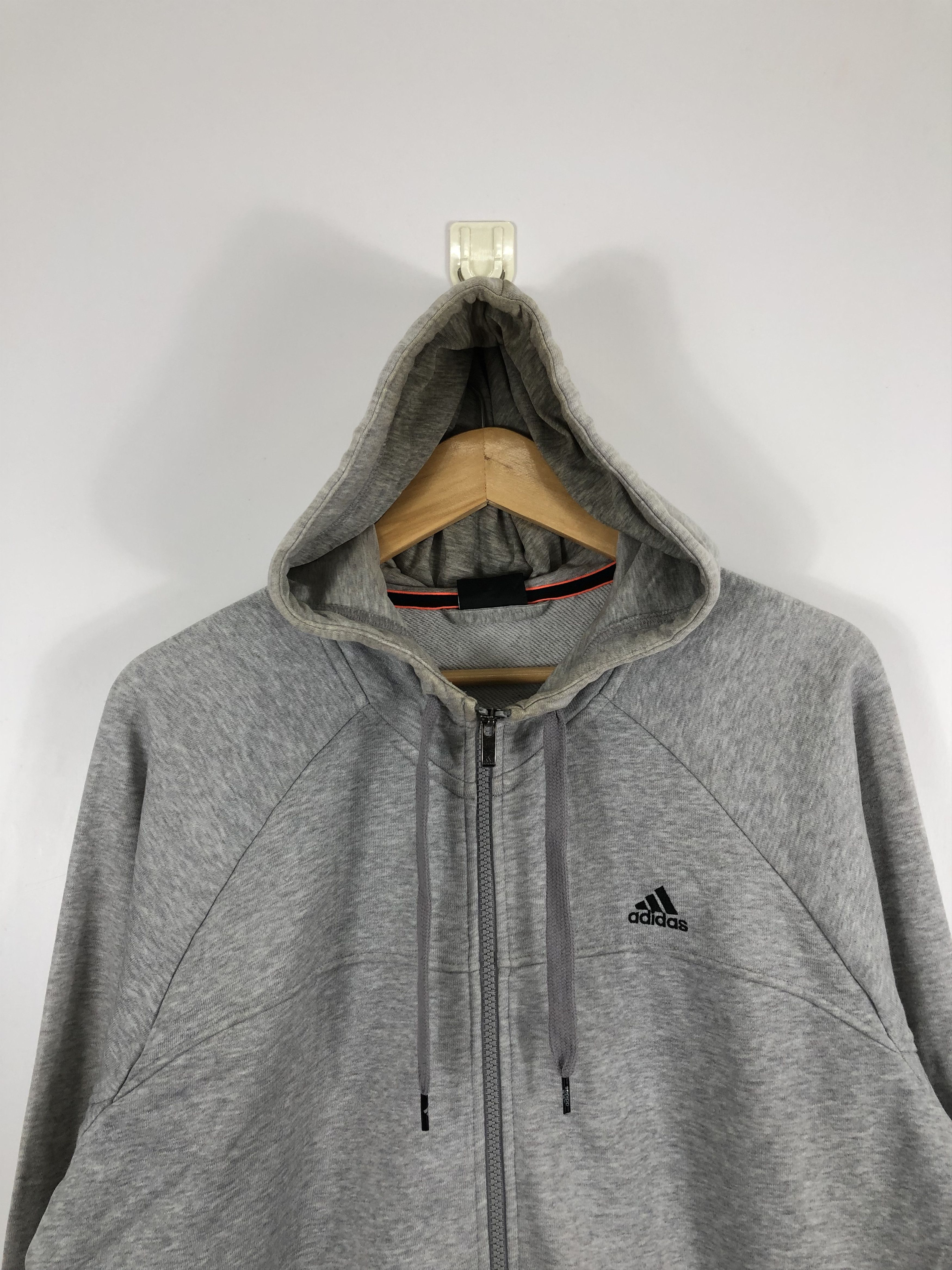 Adidas × Vintage Vintage Adidas Logo Hoodie Size US L / EU 52-54 / 3 - 2 Thumbnail