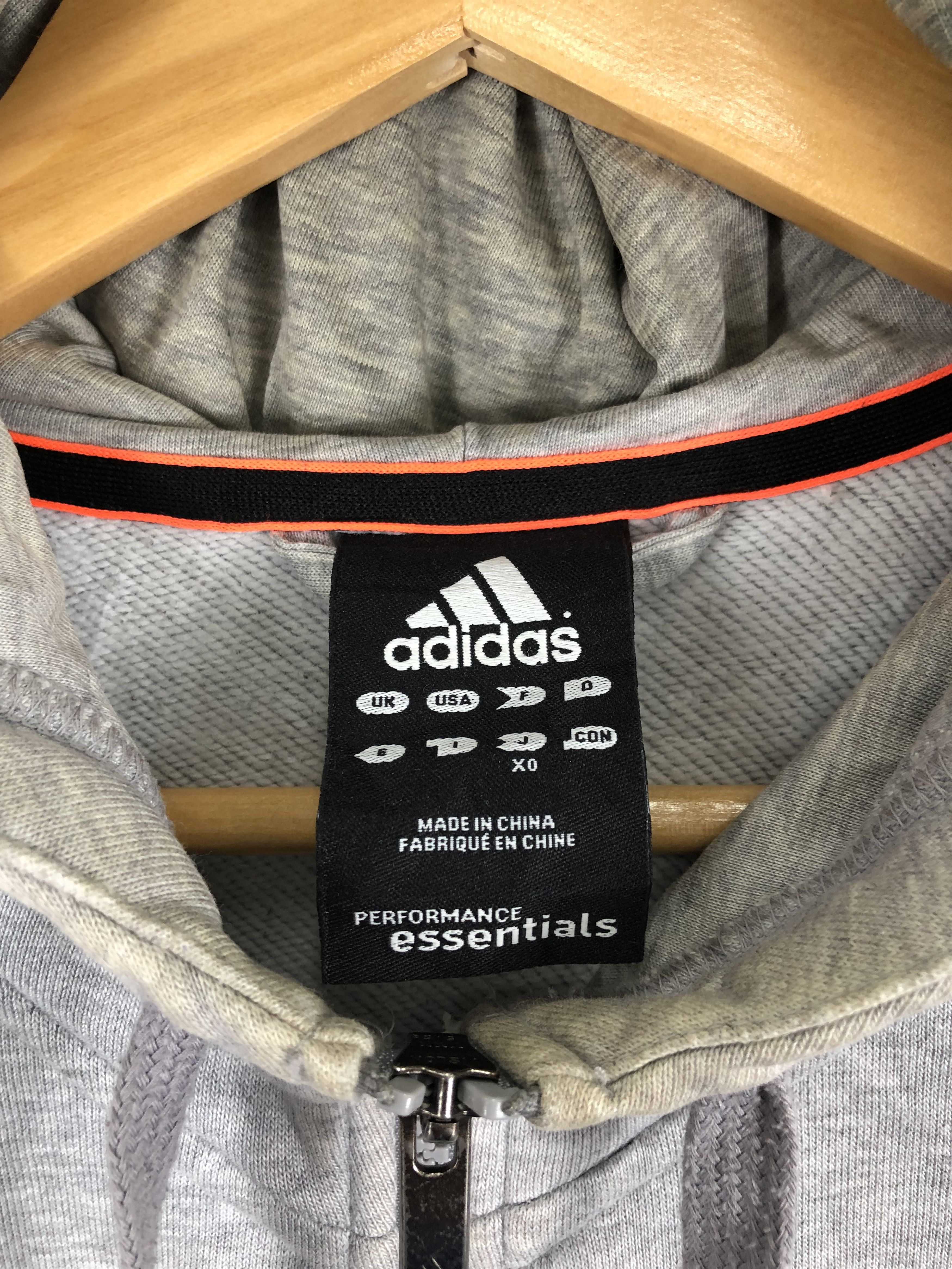 Adidas × Vintage Vintage Adidas Logo Hoodie Size US L / EU 52-54 / 3 - 6 Thumbnail