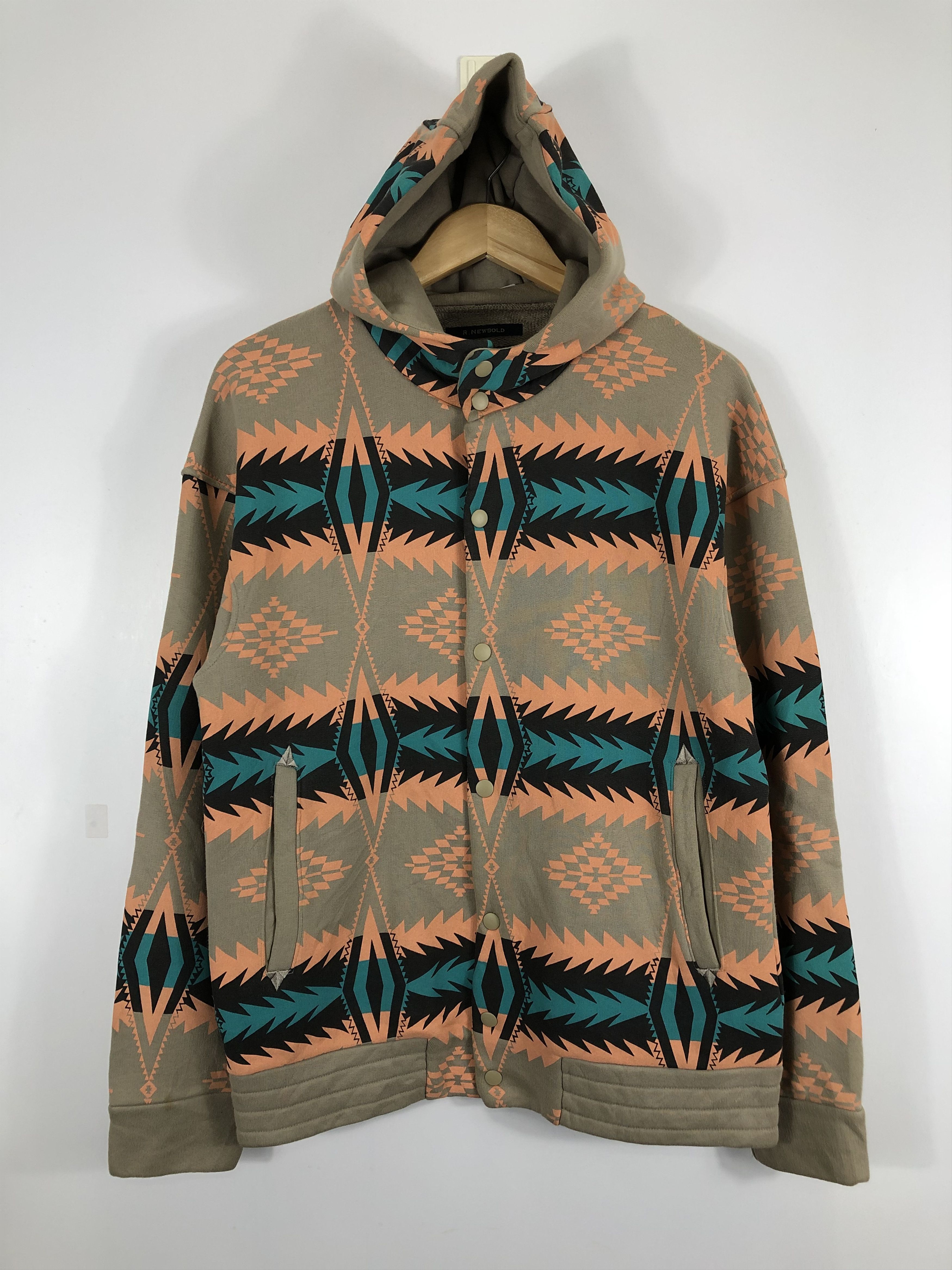 Vintage R. Newbold Navajo Style Hoodie
