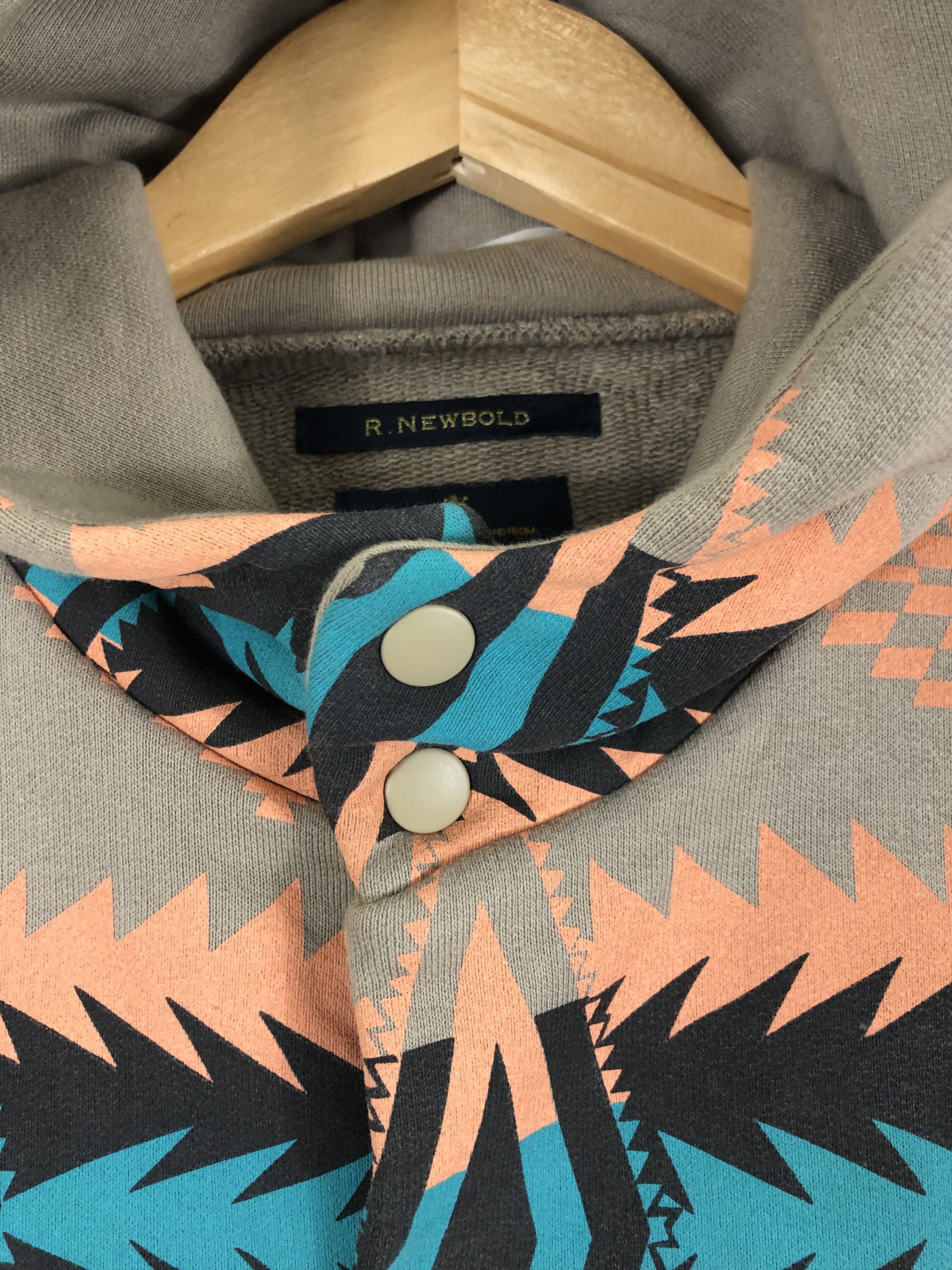 R.Newbold × Vintage Vintage R. Newbold Navajo Style Hoodie Size US L / EU 52-54 / 3 - 6 Thumbnail