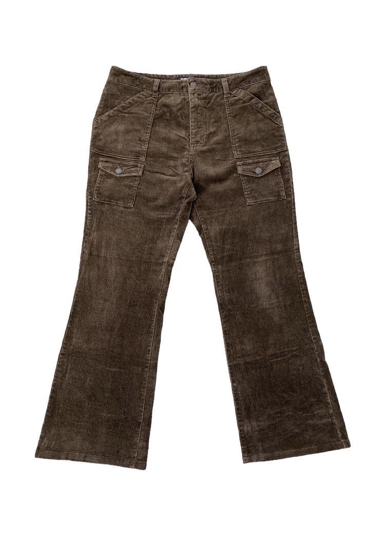 Michiko Koshino × Michiko Koshino London 🇯🇵 Brown Corduroy Flare 🇯🇵 Size 32" / US 10 / IT 46 - 1 Thumbnail