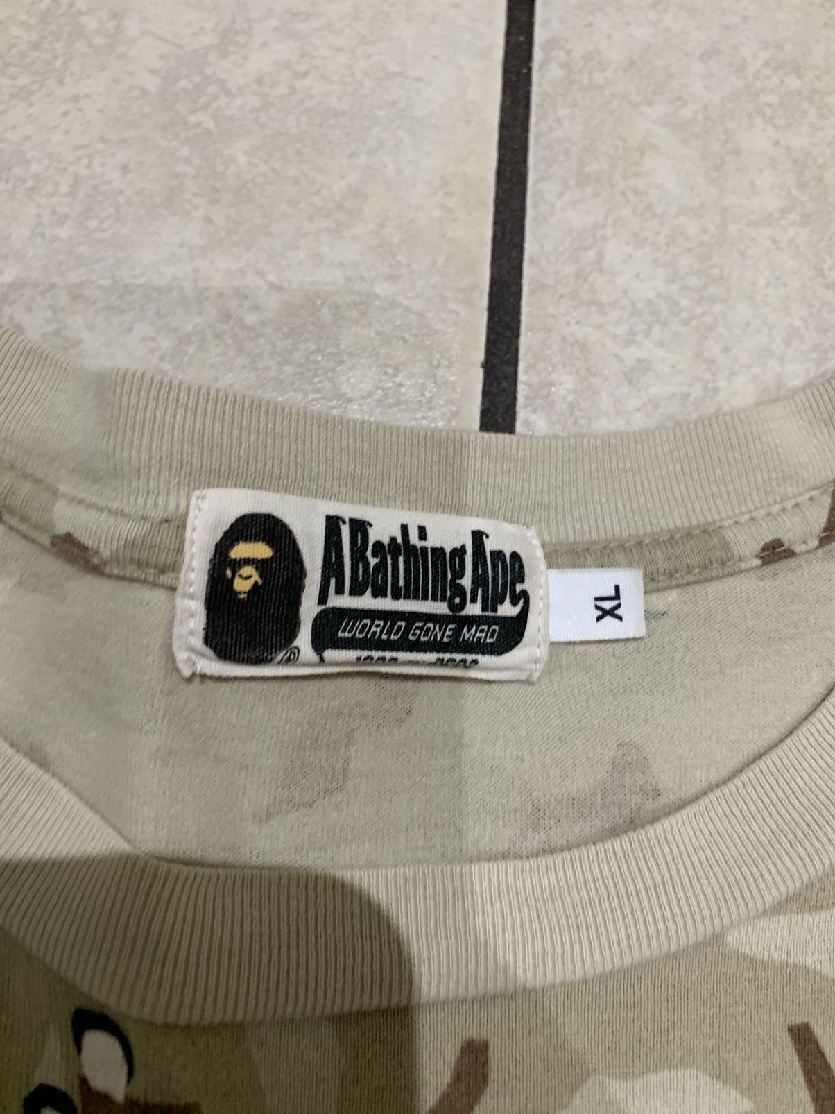 Bape Desert Camo Shark Tee Size US XL / EU 56 / 4 - 4 Thumbnail