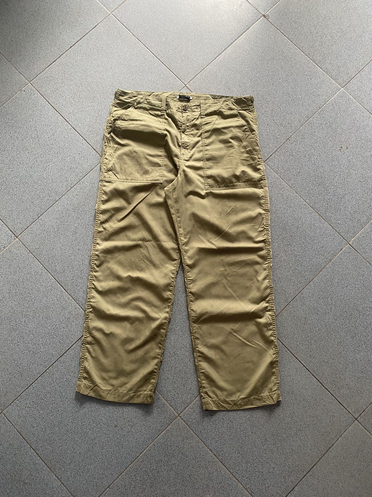 image of Our Legacy Military Fatigue Trousers in Green, Men's (Size 36)