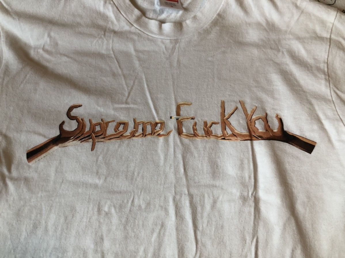 Supreme Supreme fuck you T-shirt Size US M / EU 48-50 / 2 - 2 Thumbnail