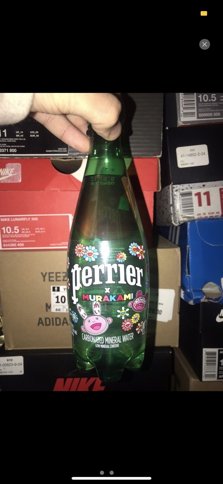 Takashi Murakami Takashi Murakami x Perrier 16.9FL OZ Plastic Bottle Set Size ONE SIZE - 3 Thumbnail