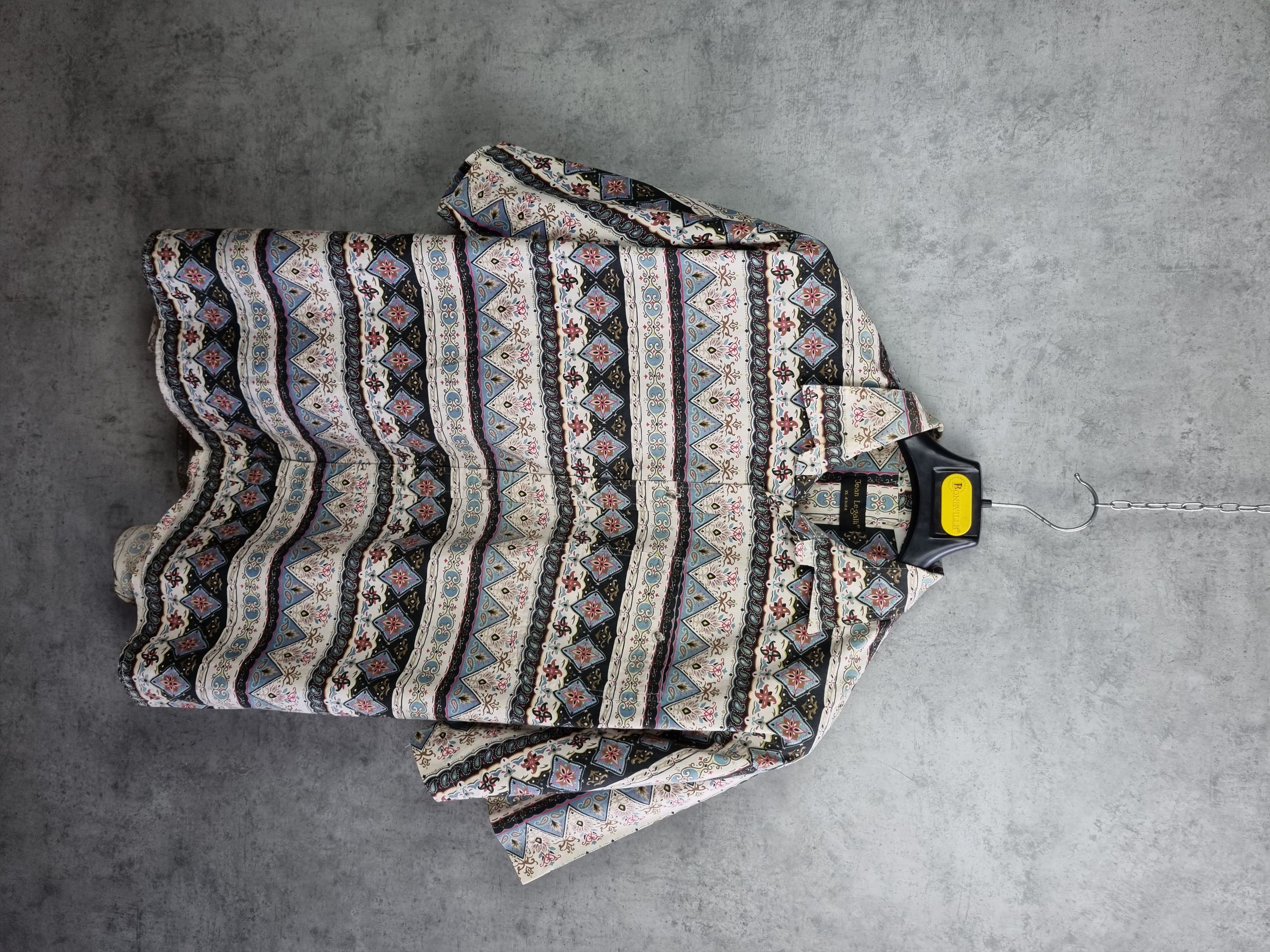 Cowboy Equipment × Vintage 90s Beautiful Abstract Holiday Shirt Dries van Noten Style Size US L / EU 52-54 / 3 - 9 Thumbnail
