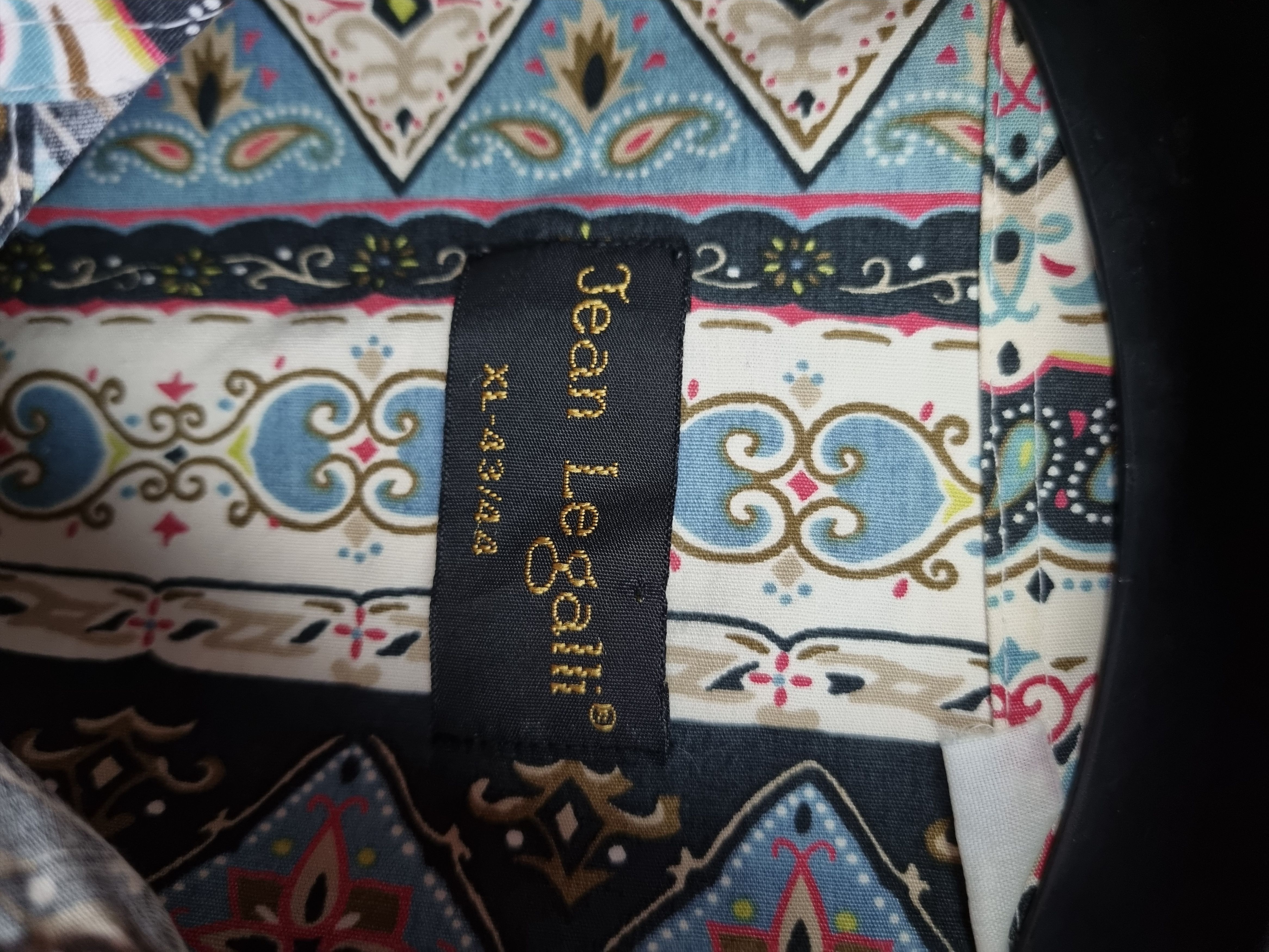 Cowboy Equipment × Vintage 90s Beautiful Abstract Holiday Shirt Dries van Noten Style Size US L / EU 52-54 / 3 - 6 Thumbnail