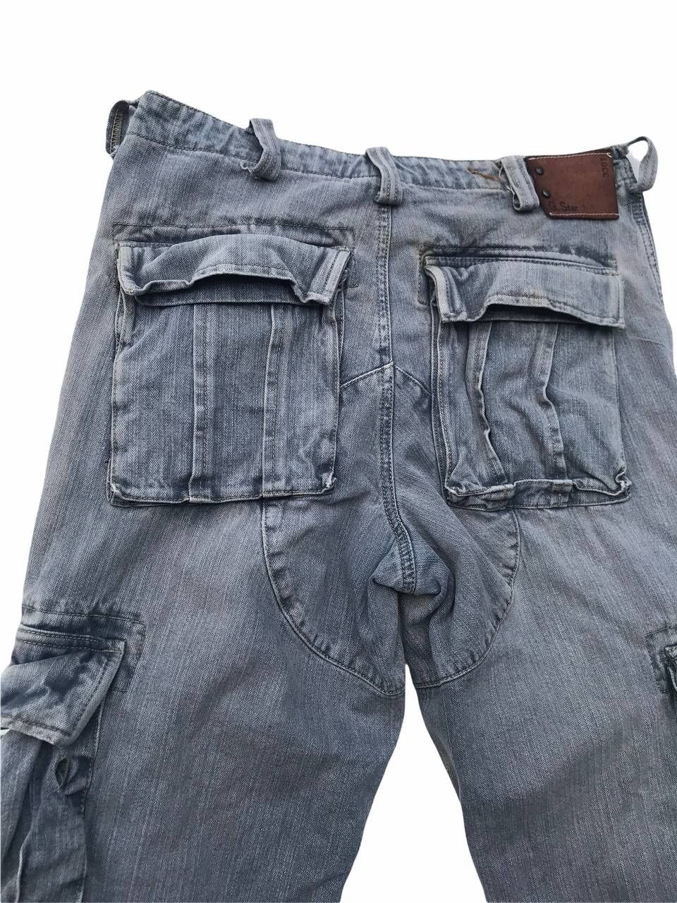 Gstar Gstar Denim Cargo Multipocket Streetwear Fashion Pants Size US 31 - 14 Thumbnail