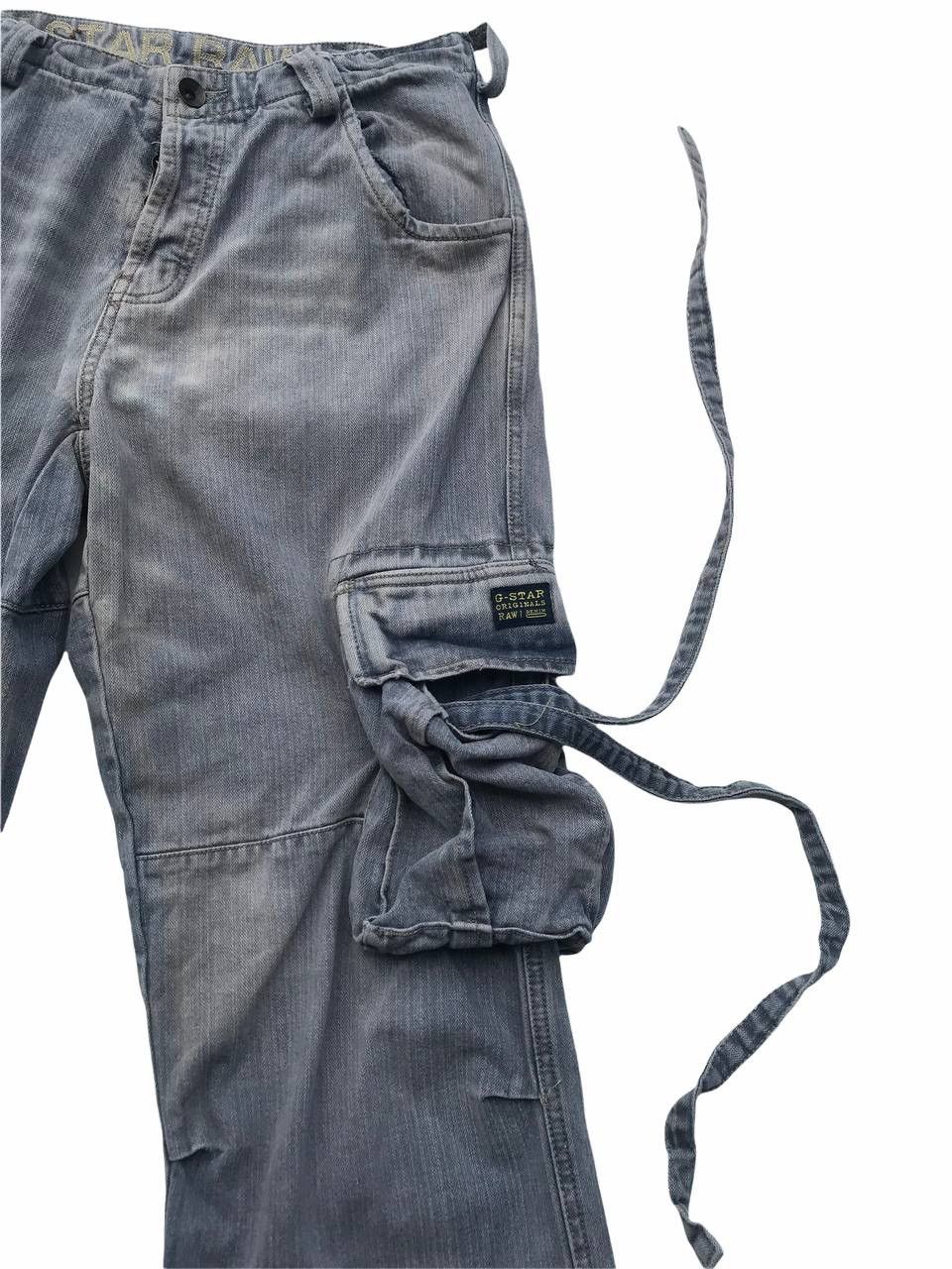 Gstar Gstar Denim Cargo Multipocket Streetwear Fashion Pants Size US 31 - 5 Thumbnail