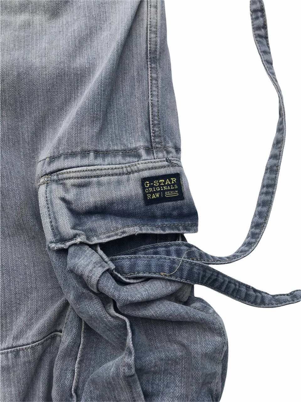 Gstar Gstar Denim Cargo Multipocket Streetwear Fashion Pants Size US 31 - 6 Thumbnail
