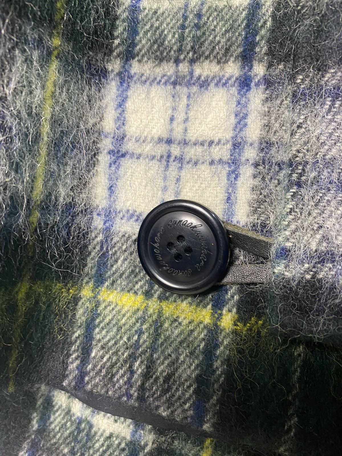 Issey Miyake × Japanese Brand 💥Last Drop💥Issey Miyake Wool Mohair Tartan Poncho Size US M / EU 48-50 / 2 - 6 Thumbnail